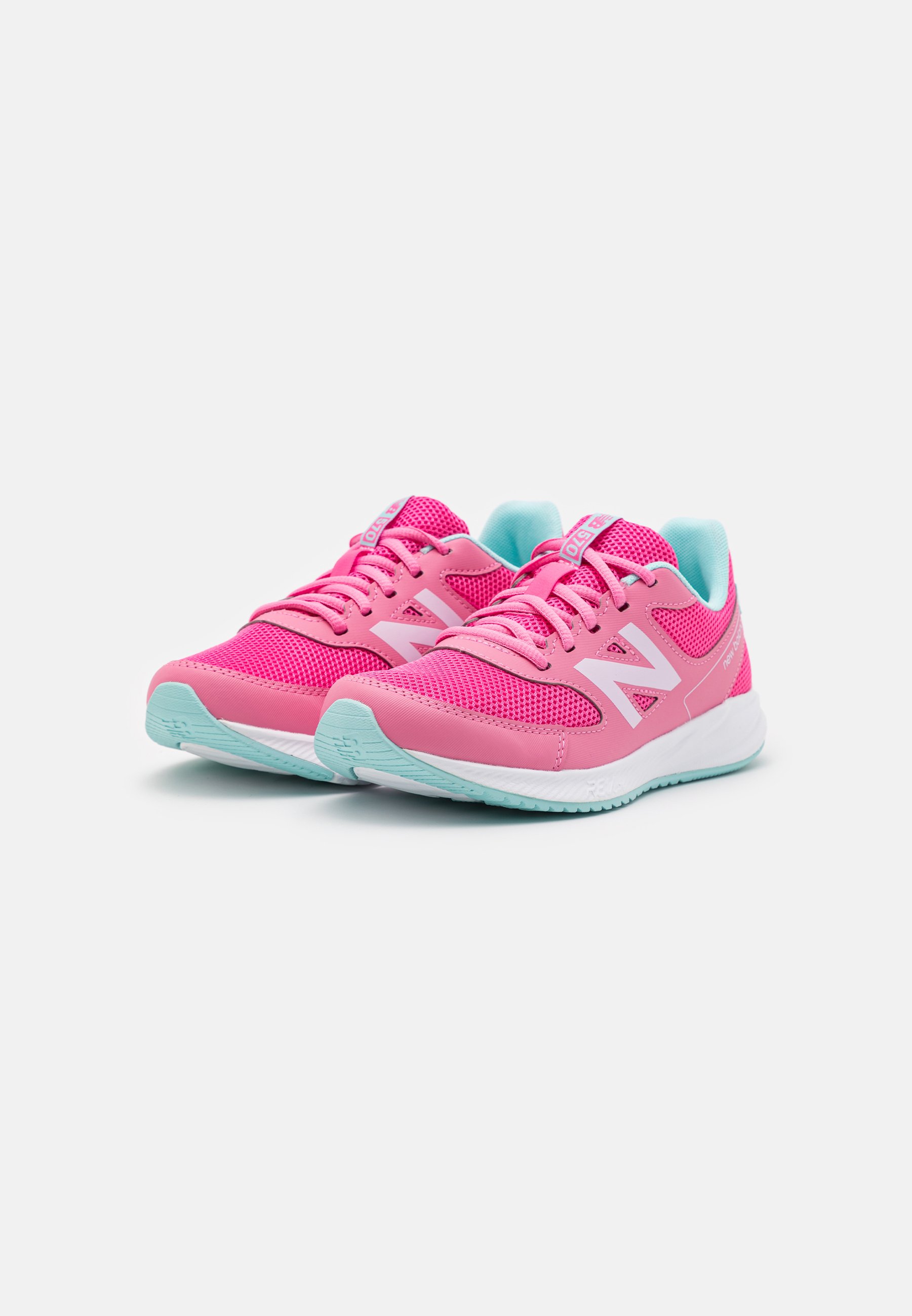 NB 570 UNISEX - Neutral running shoes - signal pink/pink