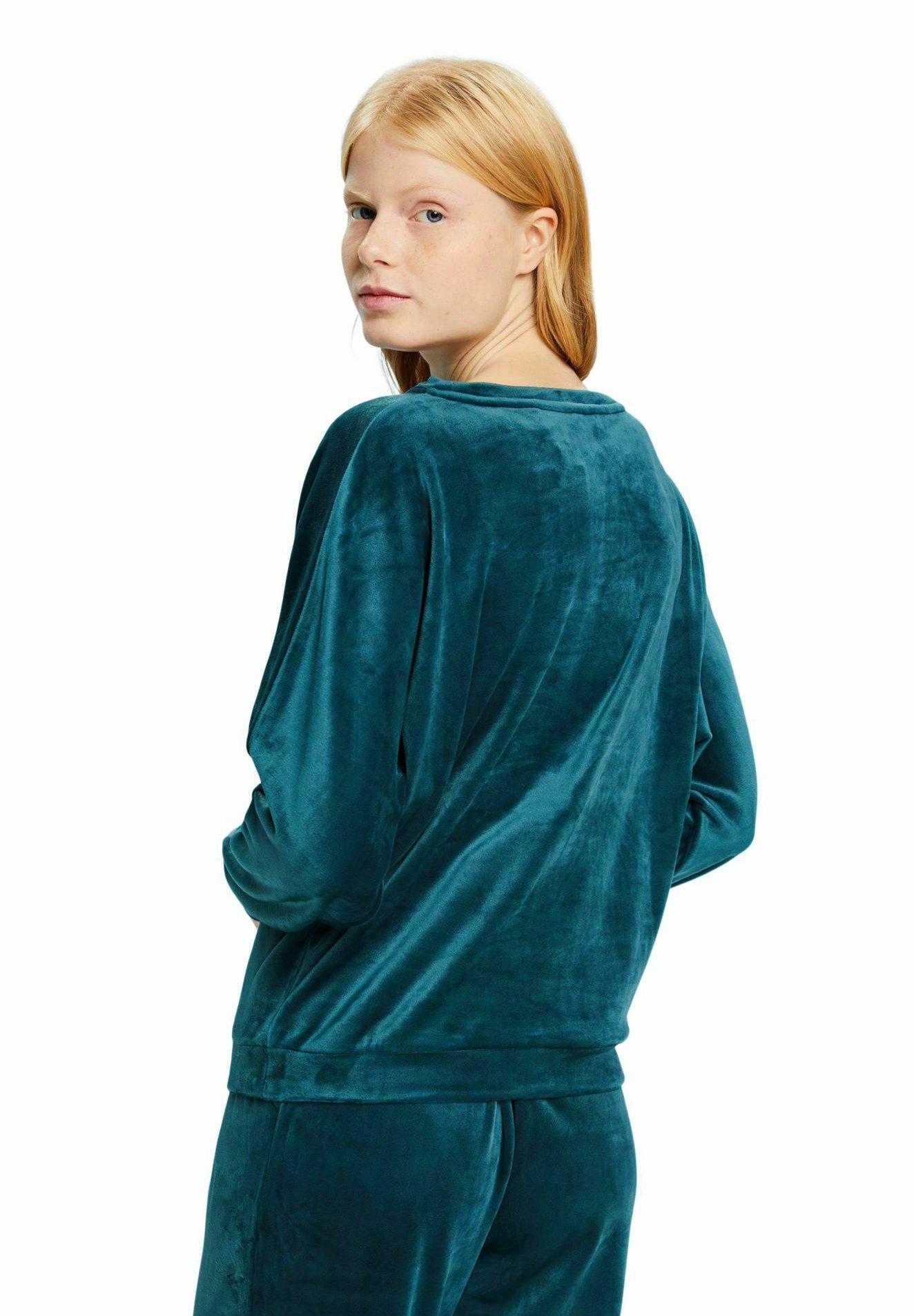 Esprit LOUNGEWEAR AUS - Pyjama top - petrol blue/teal