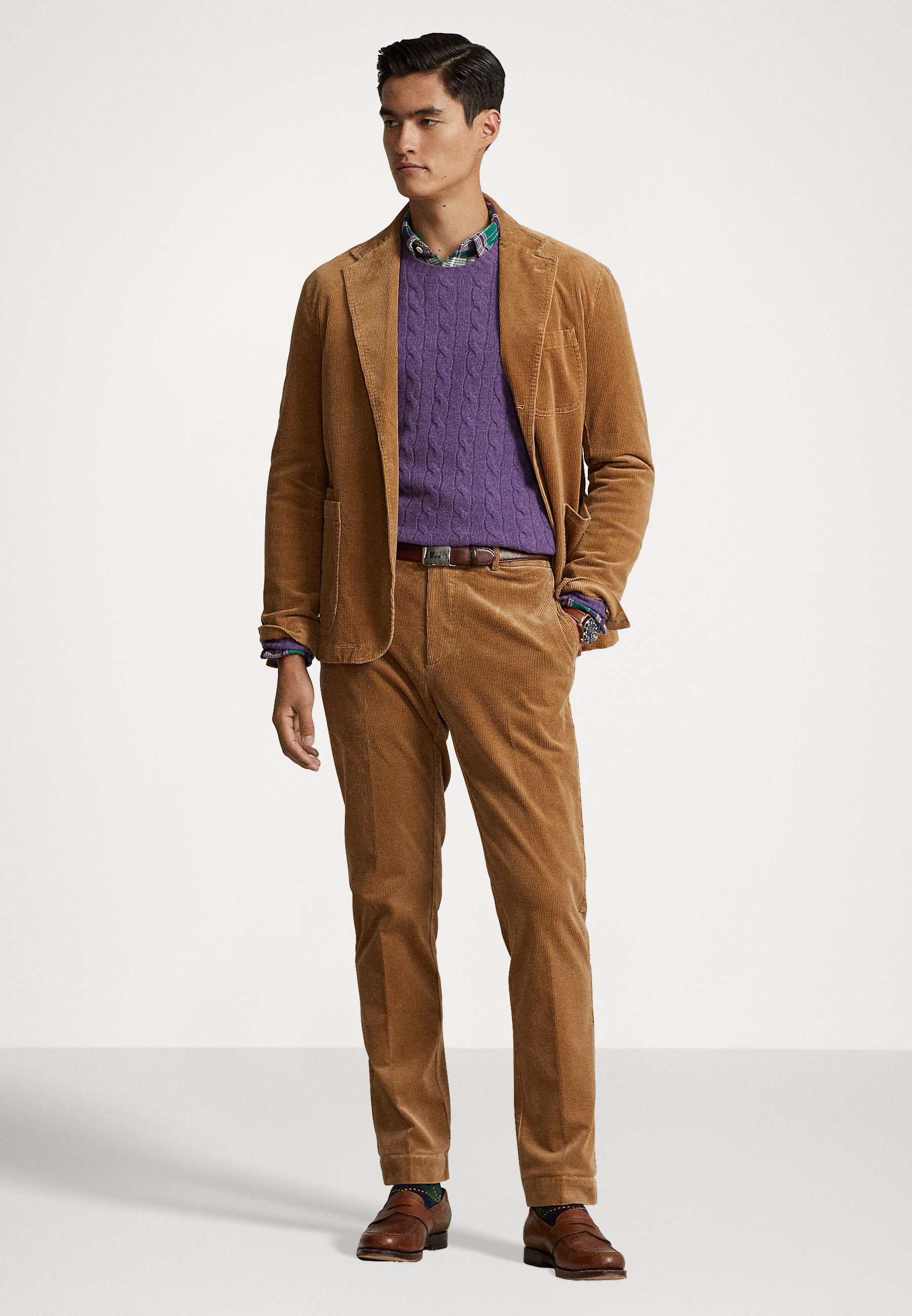 Polo Ralph Lauren SINGLE BREASTED SPORTCOAT - Suit jacket - rustic tan/light brown