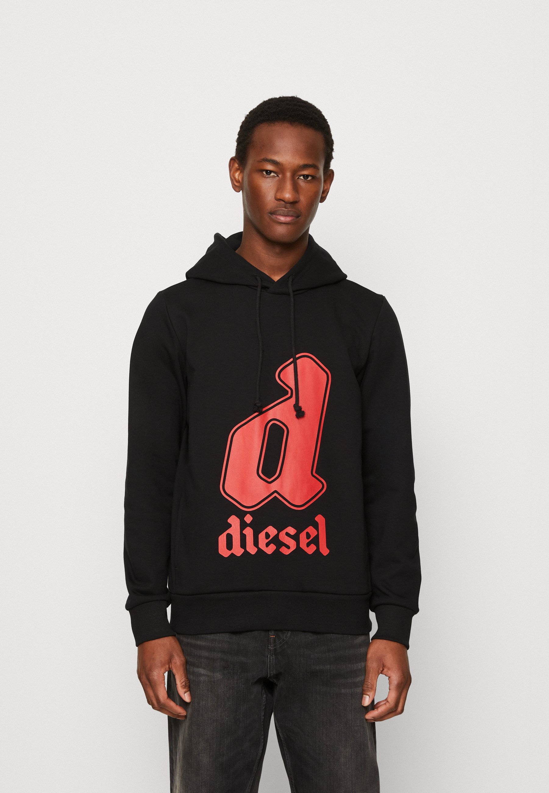 Diesel GINNOUT UNISEX - Hoodie - black