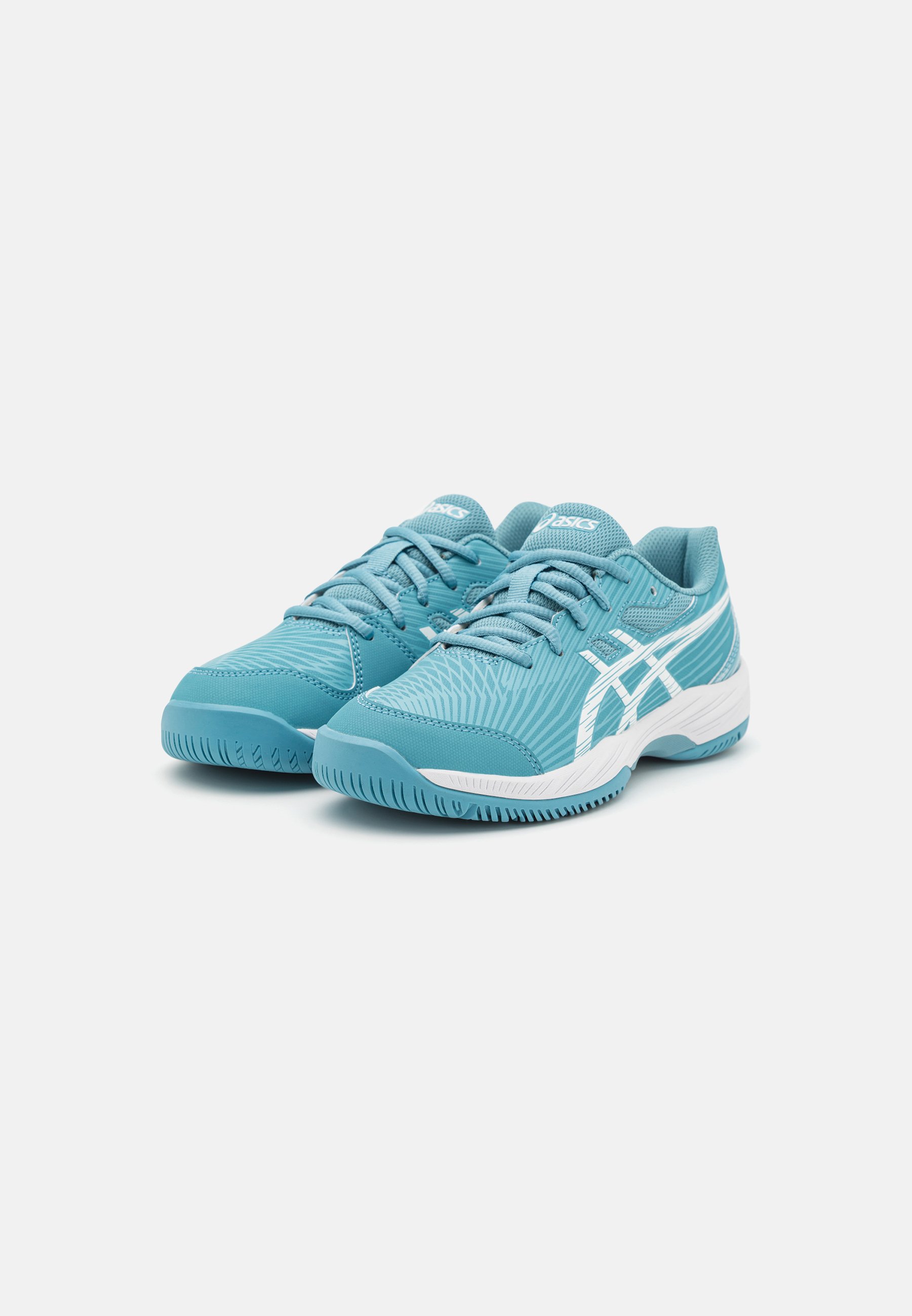 ASICS GEL-GAME 9 UNISEX - Multicourt tennis shoes - gris blue/white/blue