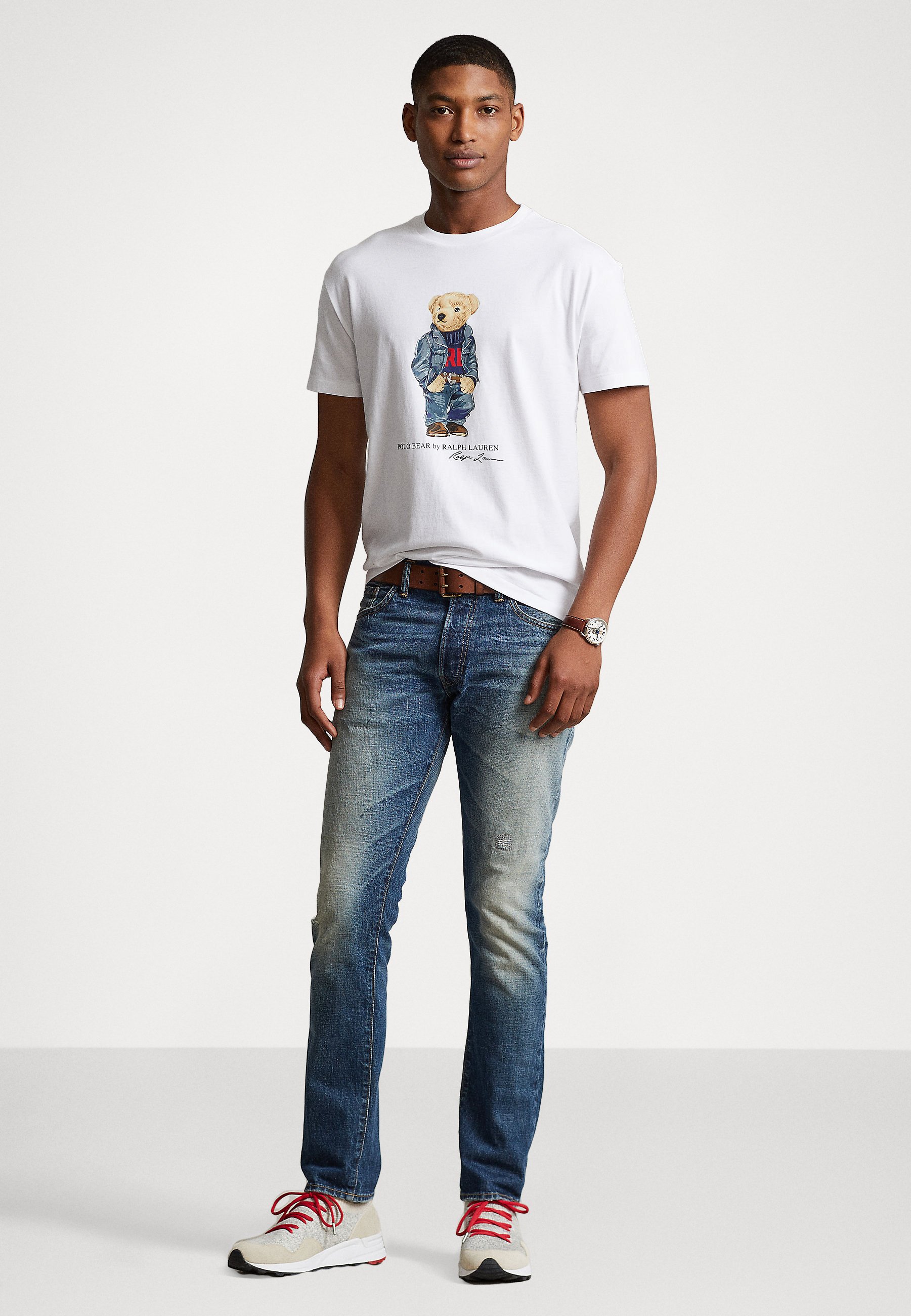 Polo Ralph Lauren SHORT SLEEVE - Print T-shirt - white