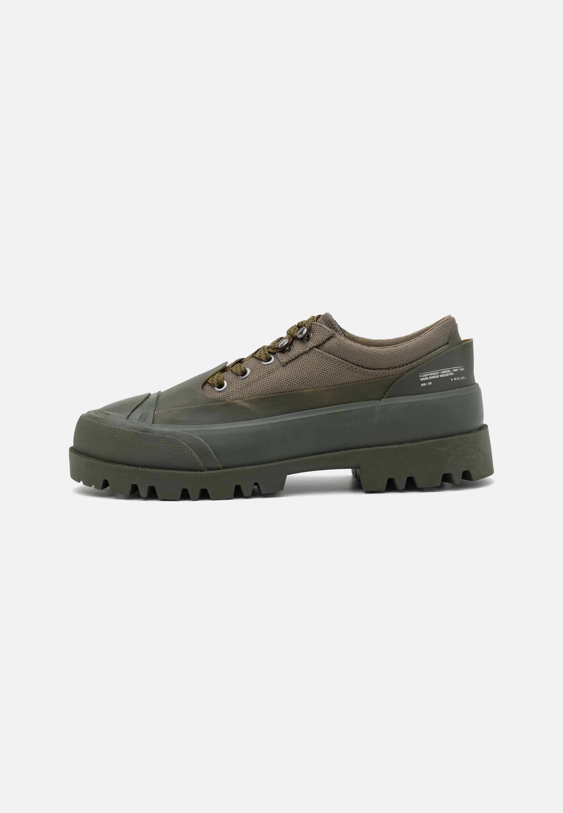 Diesel D-HIKO SH X UNISEX - Casual lace-ups - military olive/brown