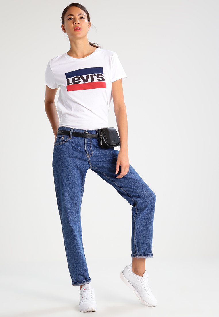 Levi's® THE PERFECT - Print T-shirt - white