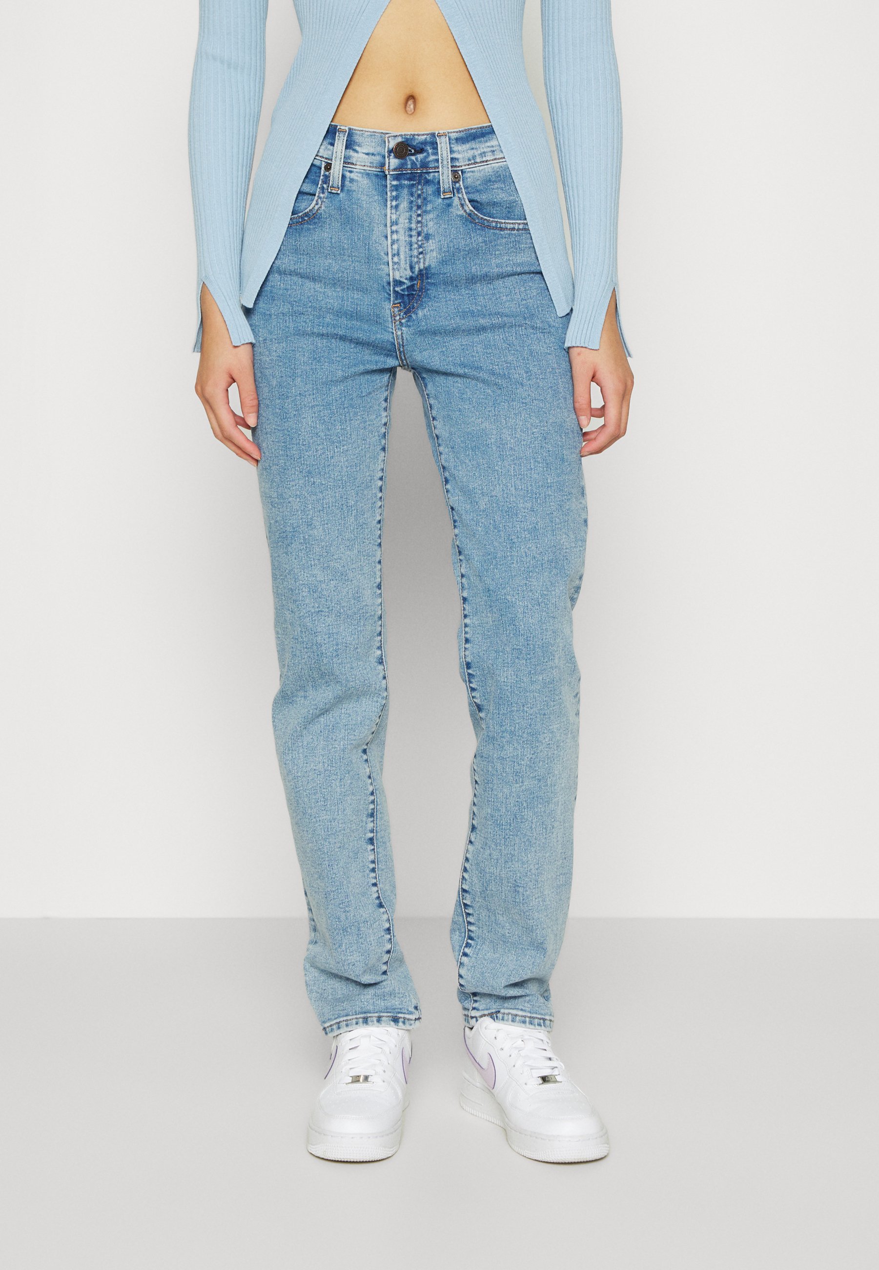 Levi's® 724™ HIGH RISE STRAIGHT - Straight leg jeans - middle course/blue denim