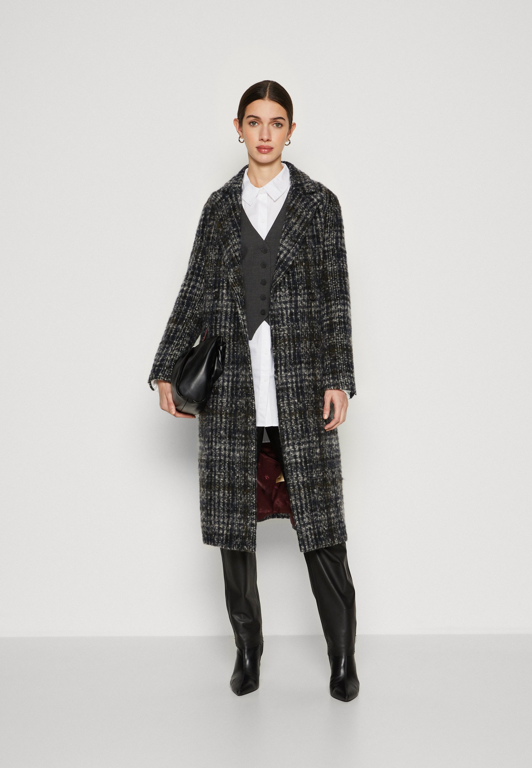 Scotch & Soda DOUBLE BREASTED COAT - Classic coat - night/dark blue
