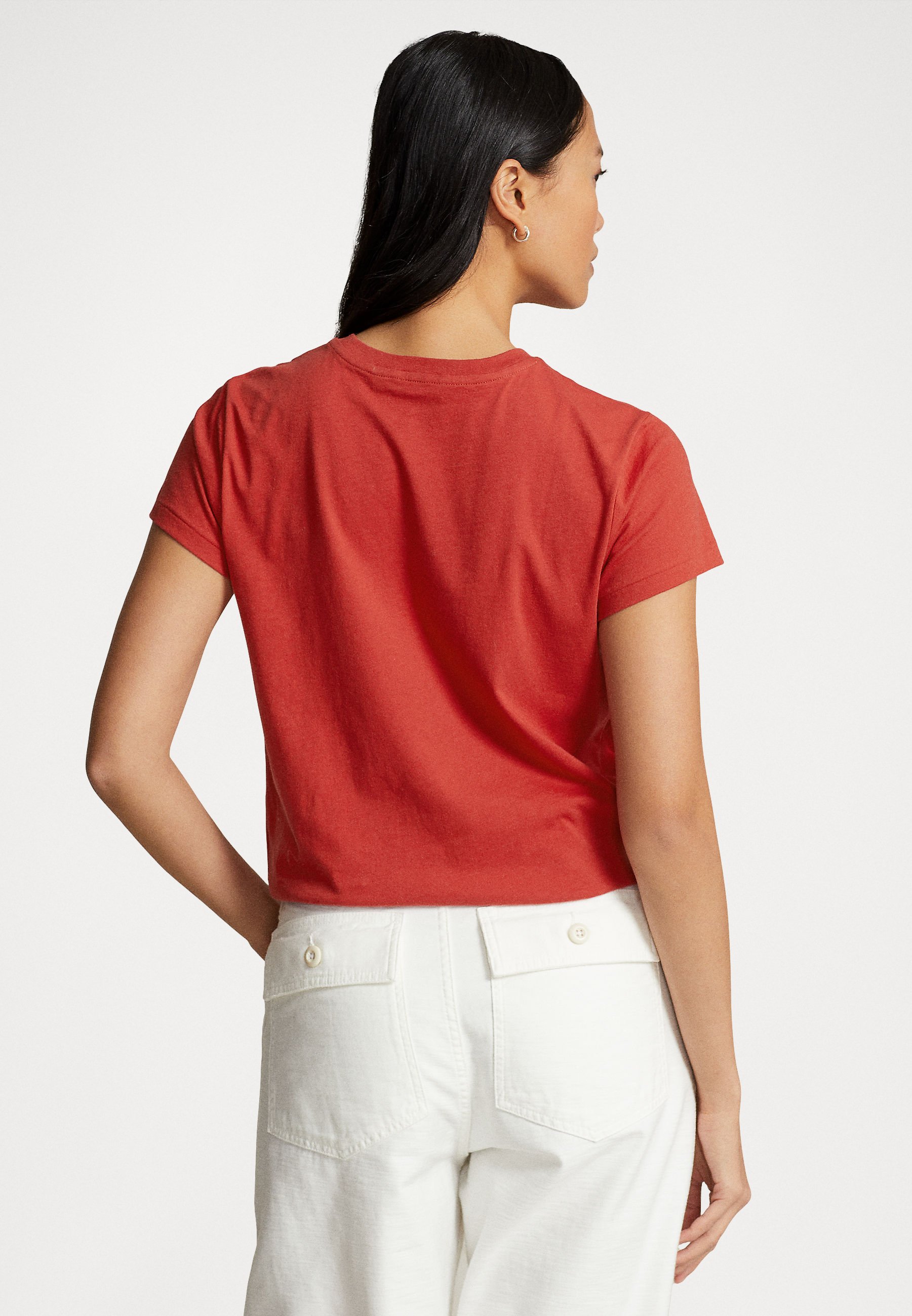 Polo Ralph Lauren SHORT SLEEVE - Basic T-shirt - faded red/red