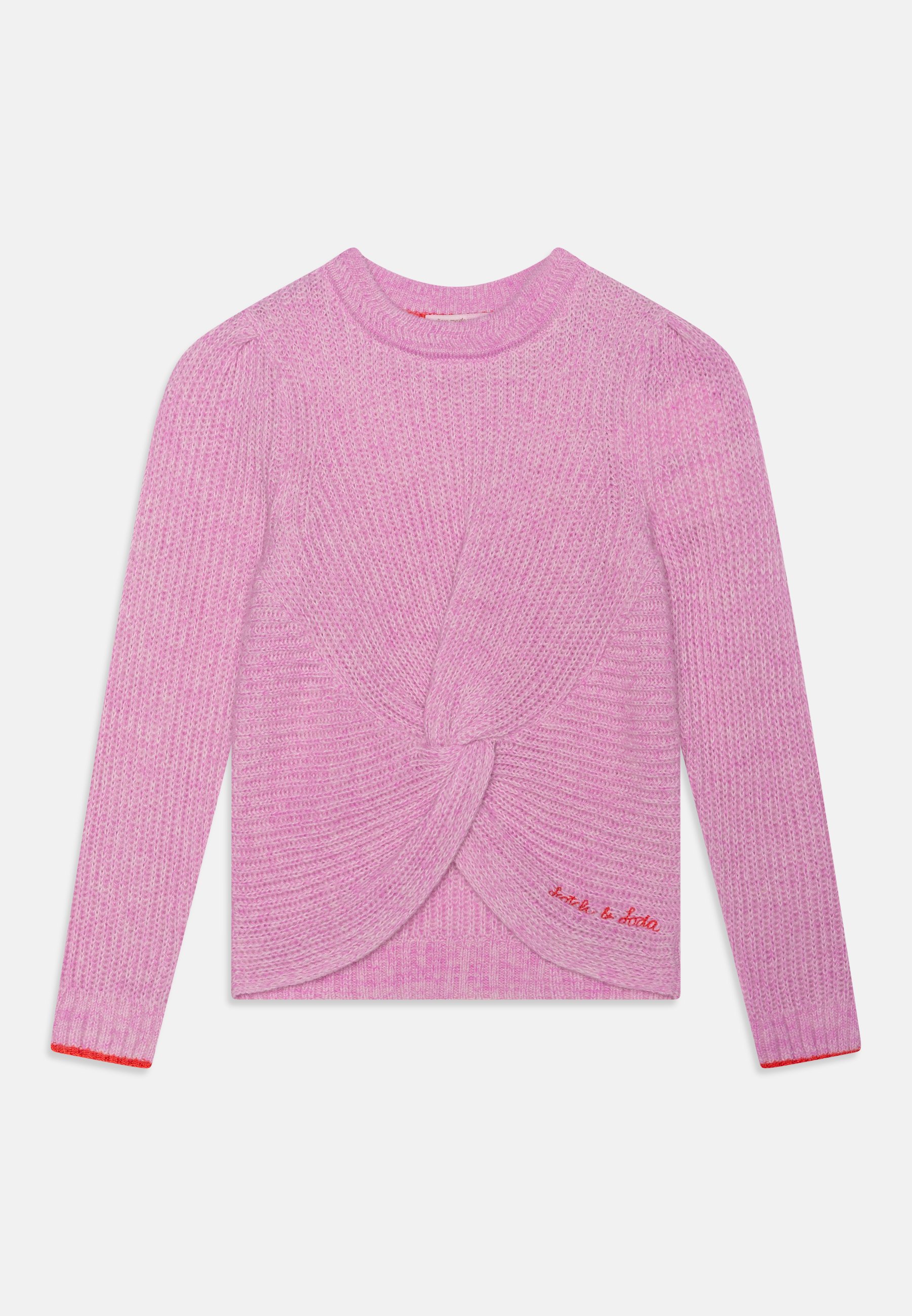 Scotch & Soda RELAXED-FIT KNOTTED - Jumper - disco melange/pink
