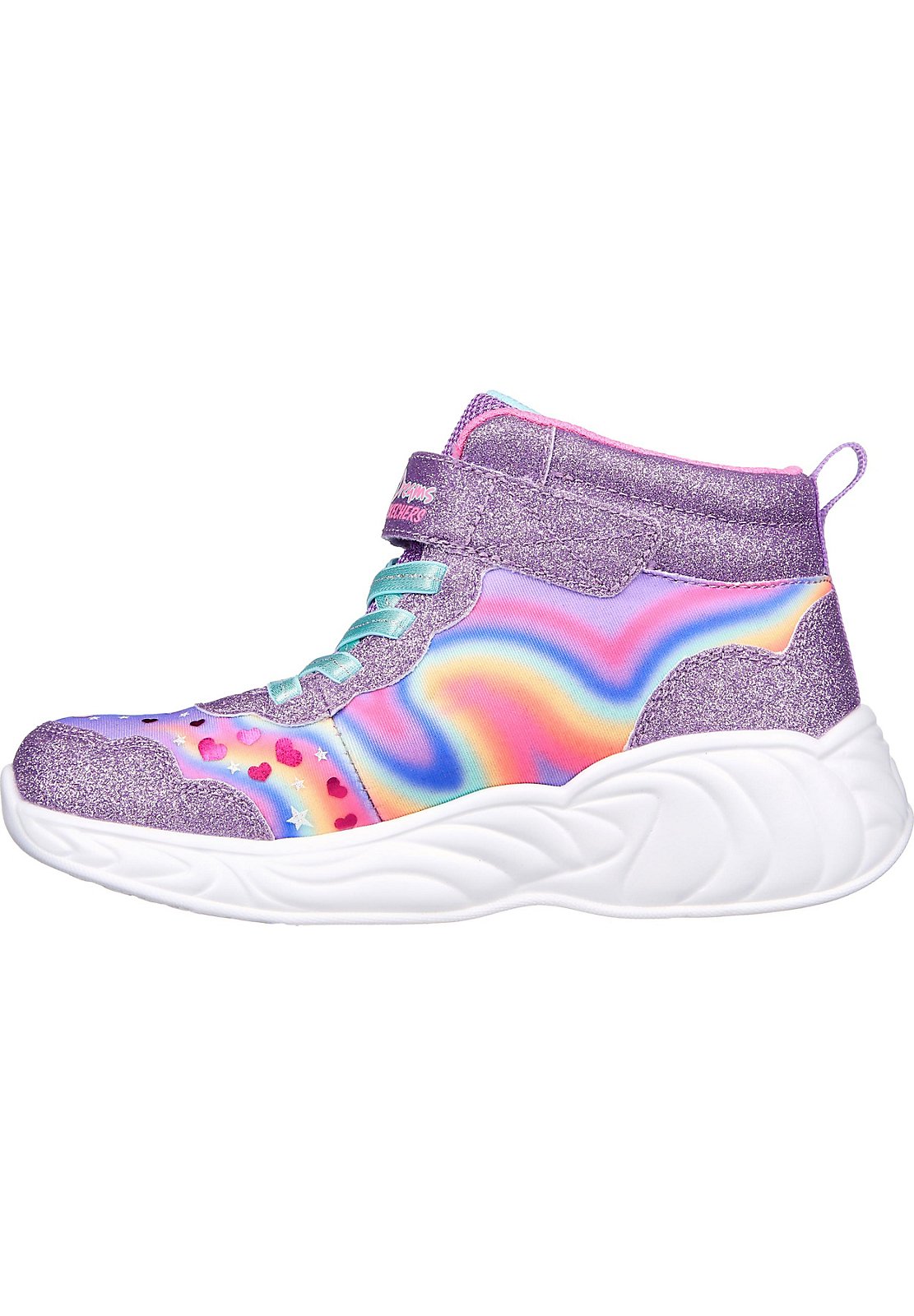 Skechers HIGH BLINKIES DREAMS - High-top trainers - flieder/lilac