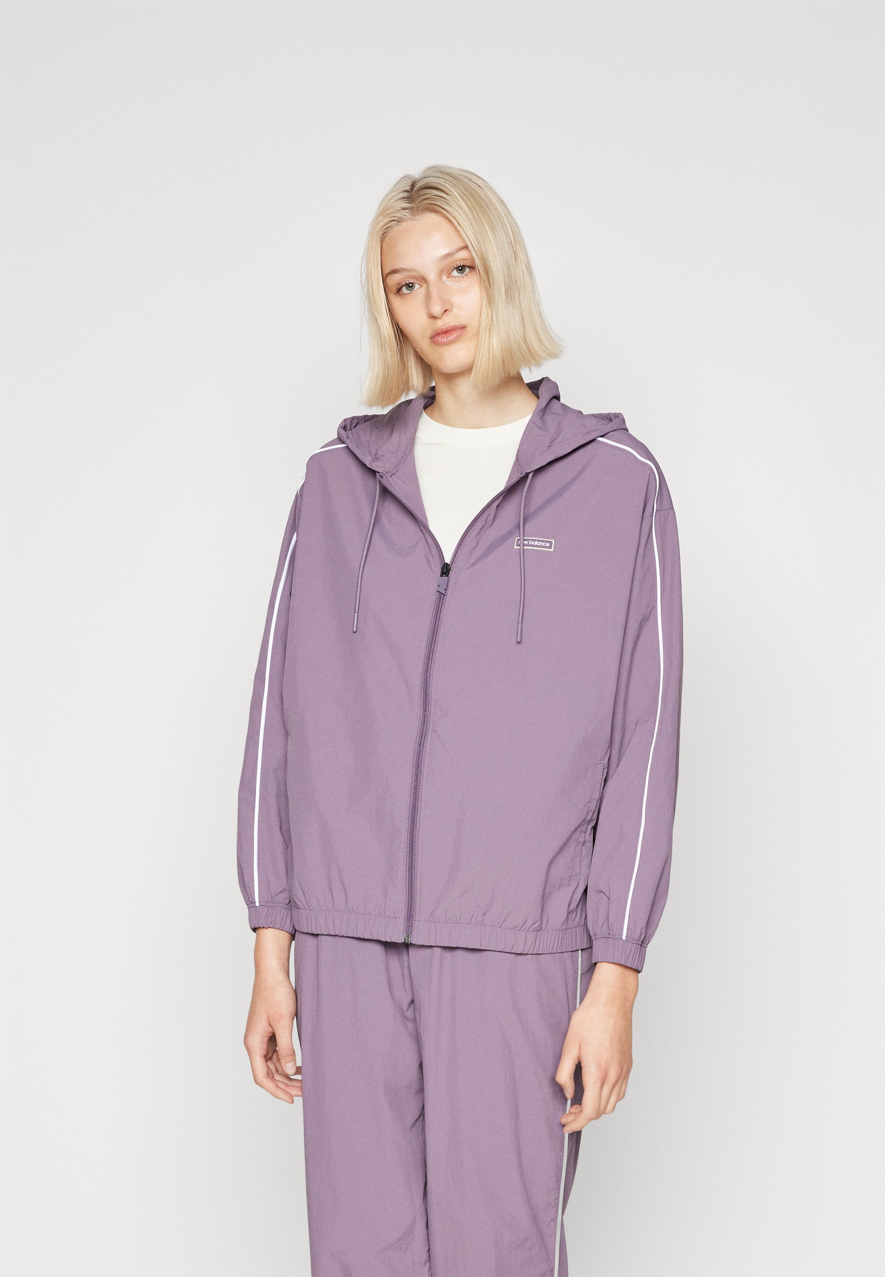 NB ESSENTIALS JACKET - Training jacket - shadow/purple