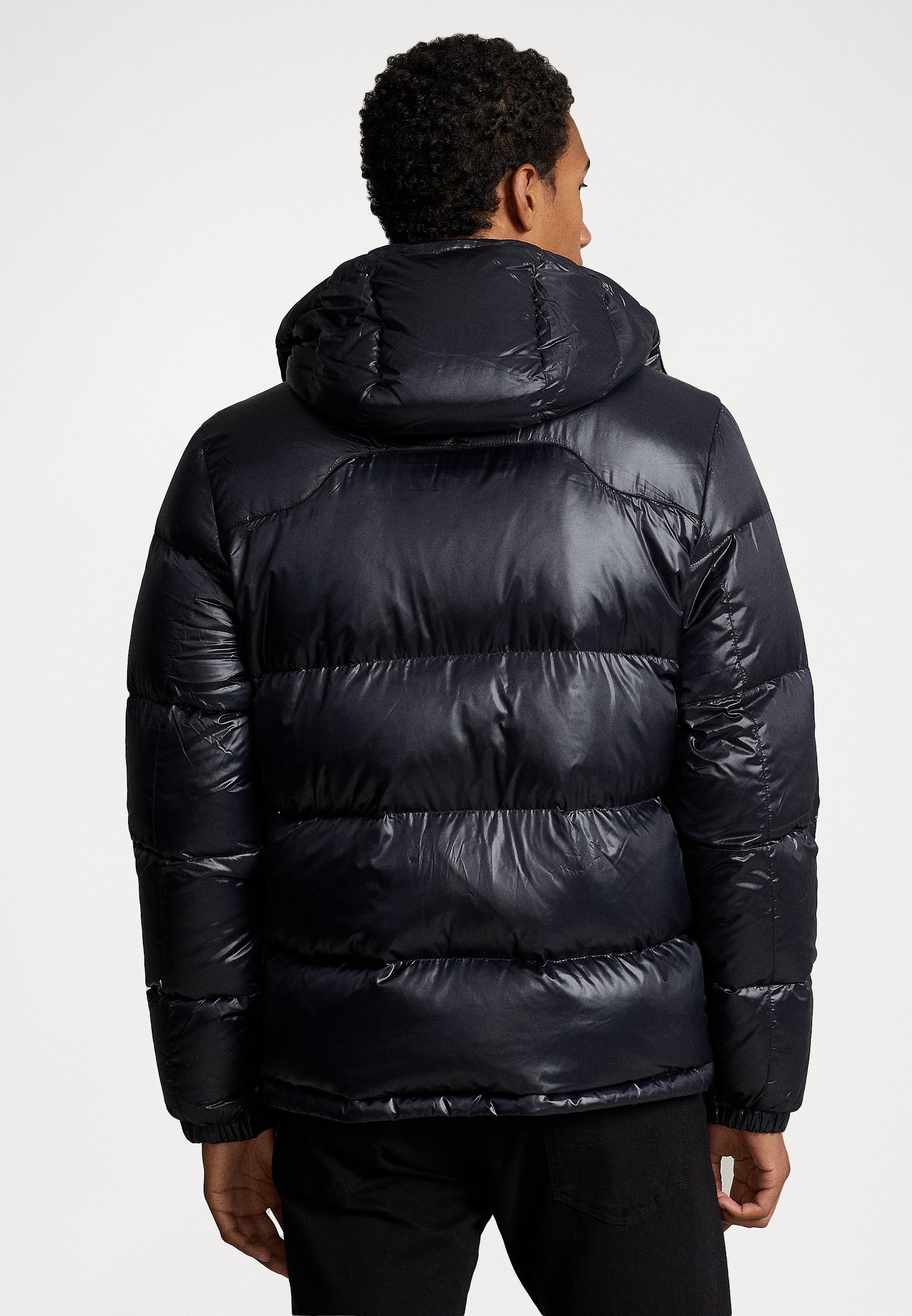 Polo Ralph Lauren INSULATED - Down jacket - black glossy/black
