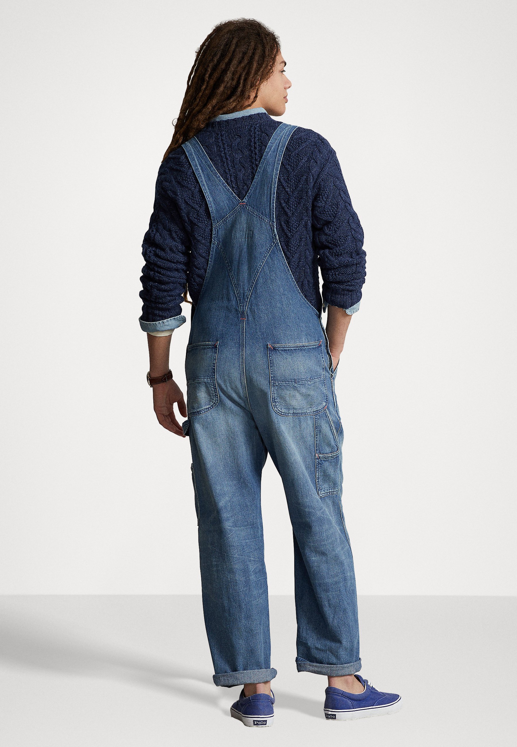 Polo Ralph Lauren OVERALL - Relaxed fit jeans - rosemarch/blue denim