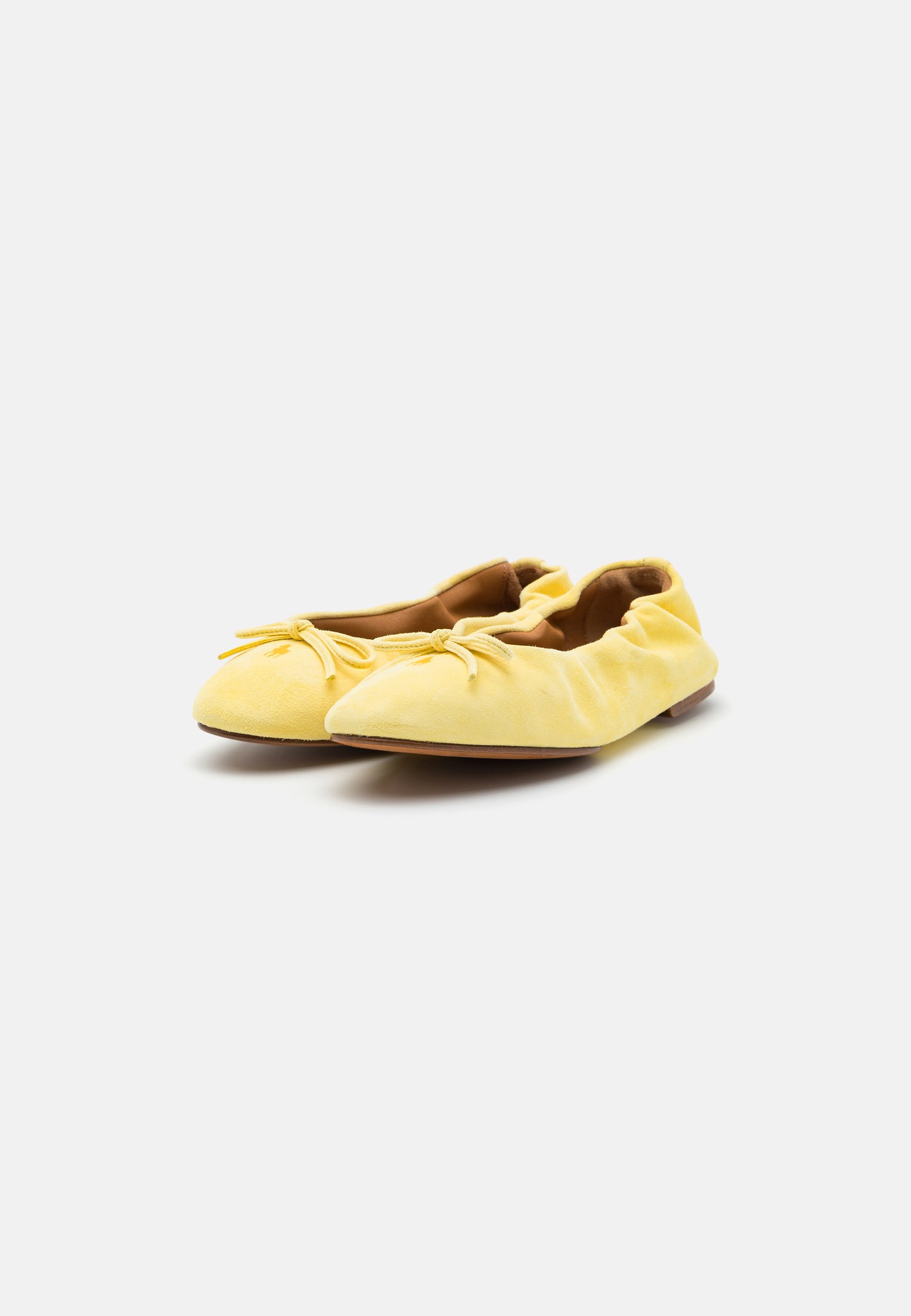 Polo Ralph Lauren FLATS BALLET - Foldable ballet pumps - campus yellow/yellow