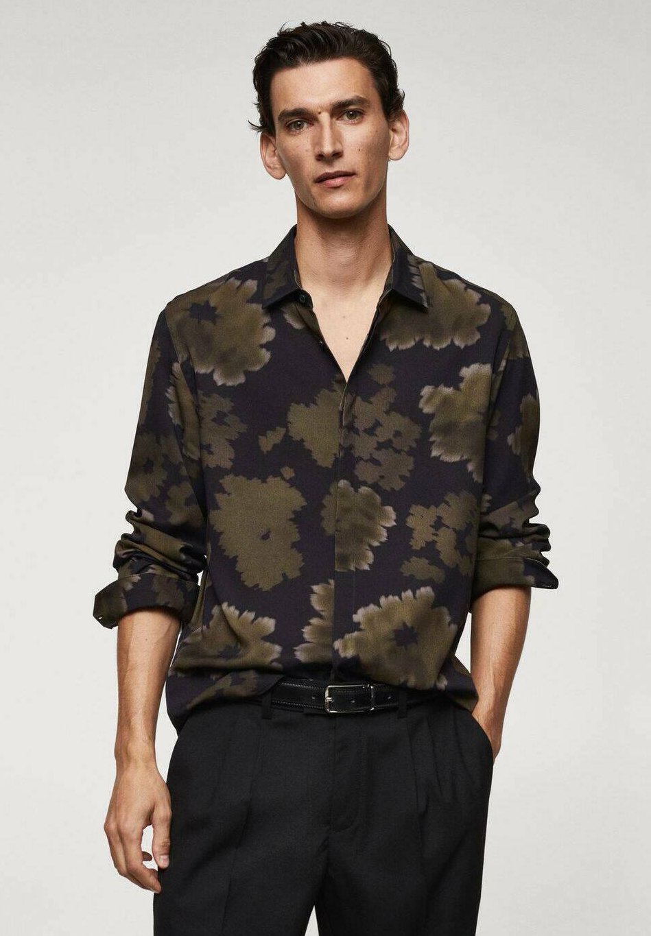 Mango BELEK - Shirt - kaki/khaki