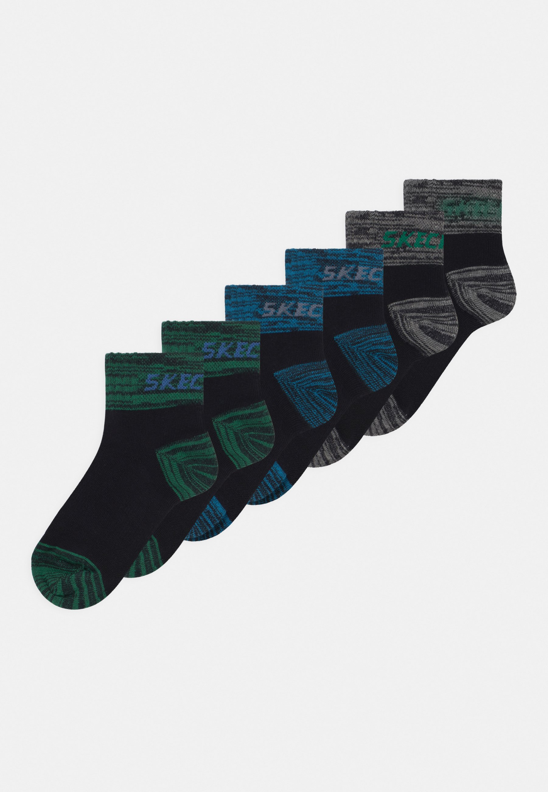 Skechers ONLINE BOYS VENTILATION QUARTER 3 PACK - Socks - navy/dark blue