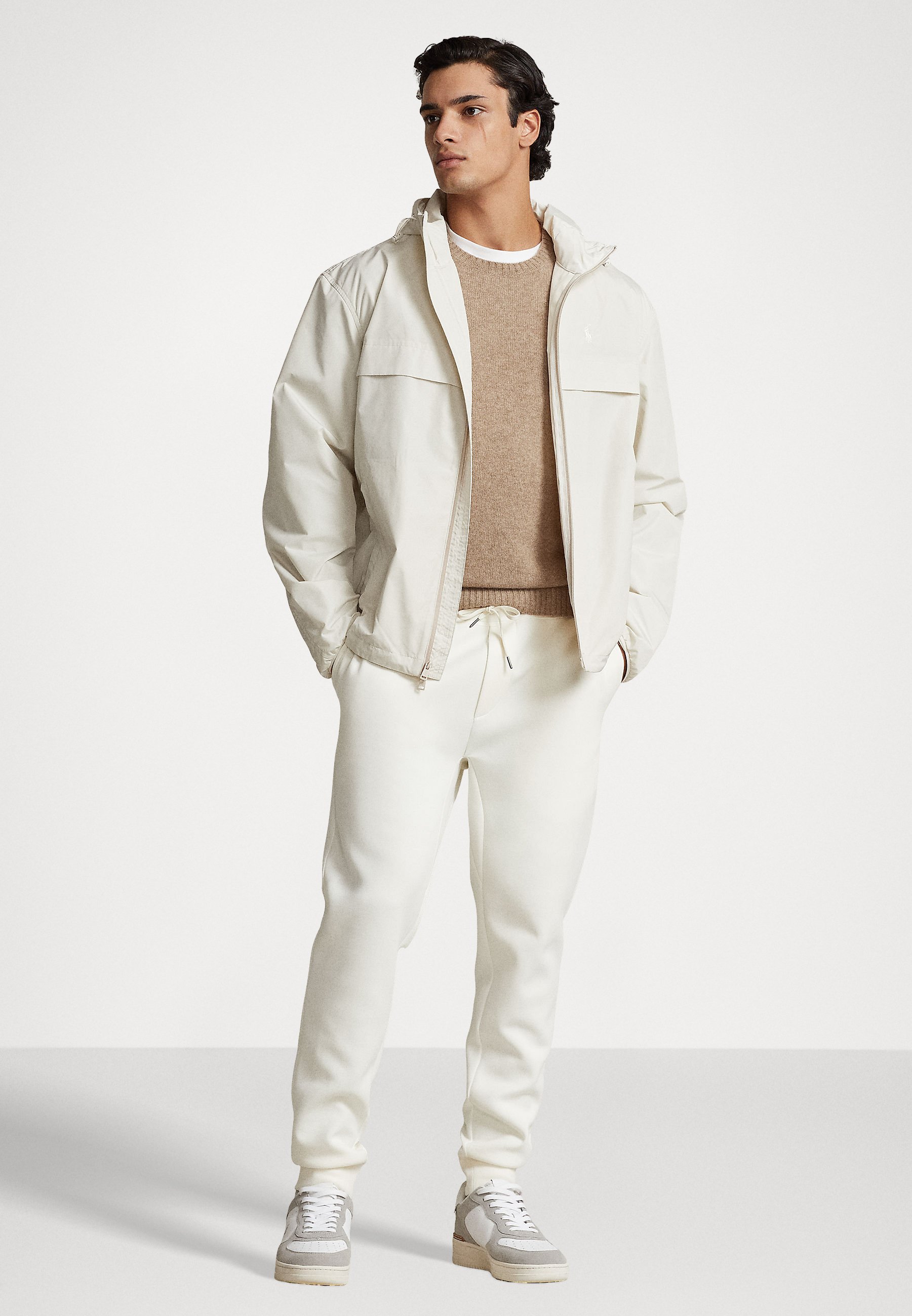 Polo Ralph Lauren LINED WINDBREAKER - Summer jacket - new stone/light grey