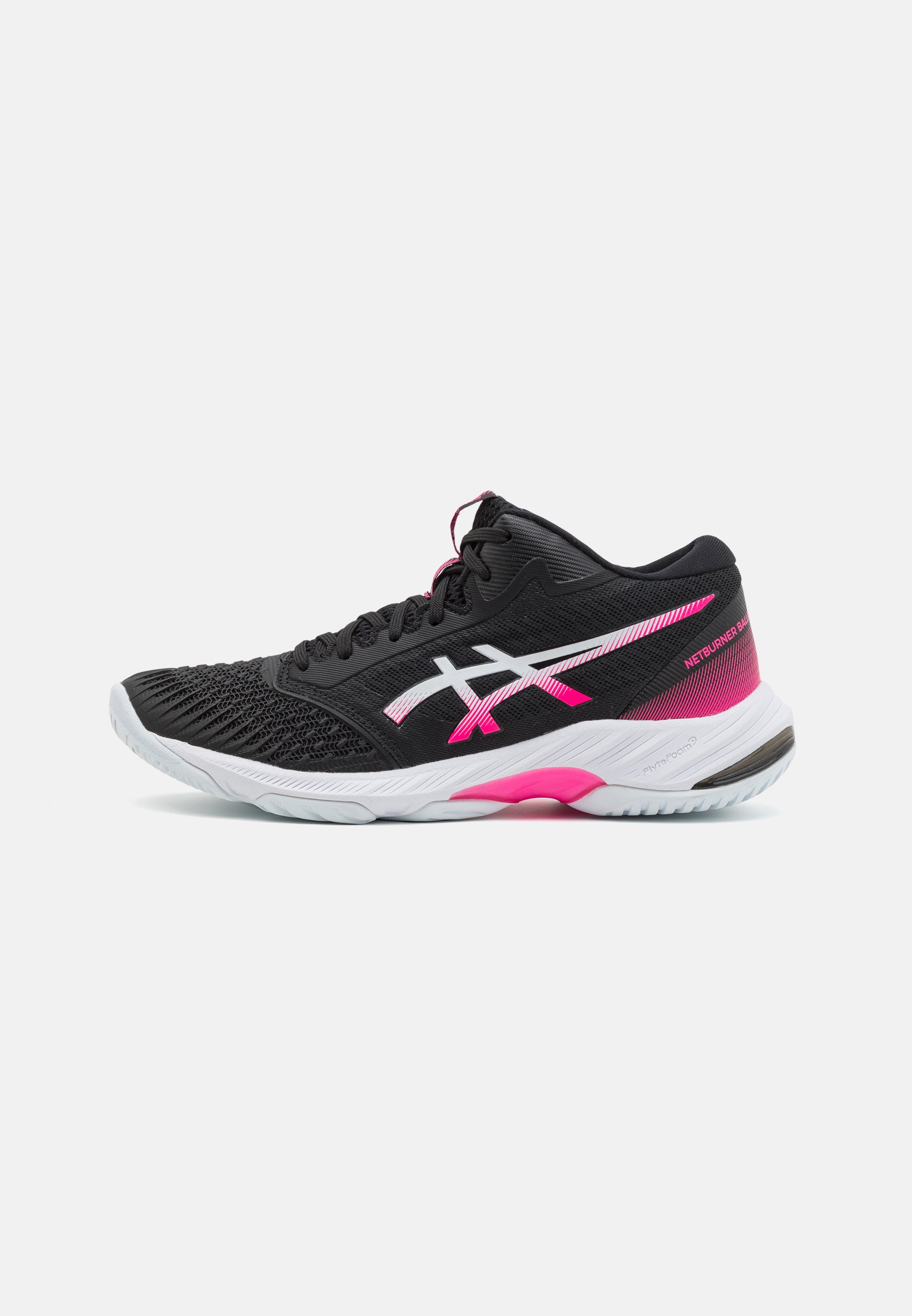 ASICS NETBURNER BALLISTIC FF 2 MT - Volleyball shoes - black/hot pink/black