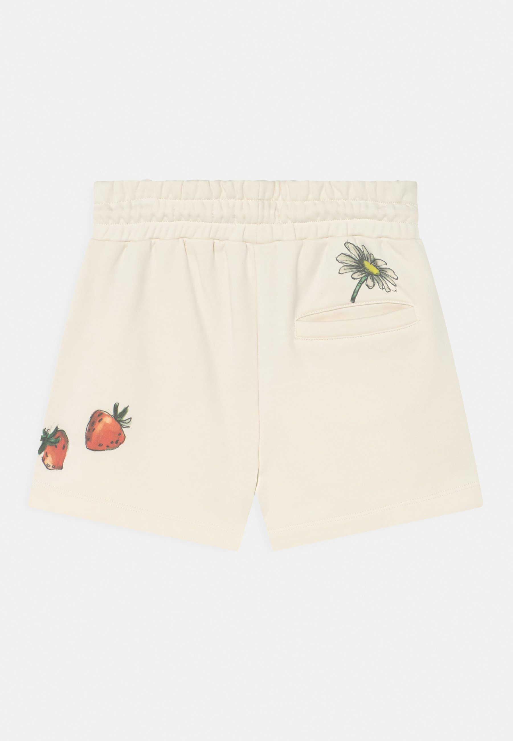 Scotch & Soda PLACED ARTWORK - Tracksuit bottoms - vanilla ice/off-white