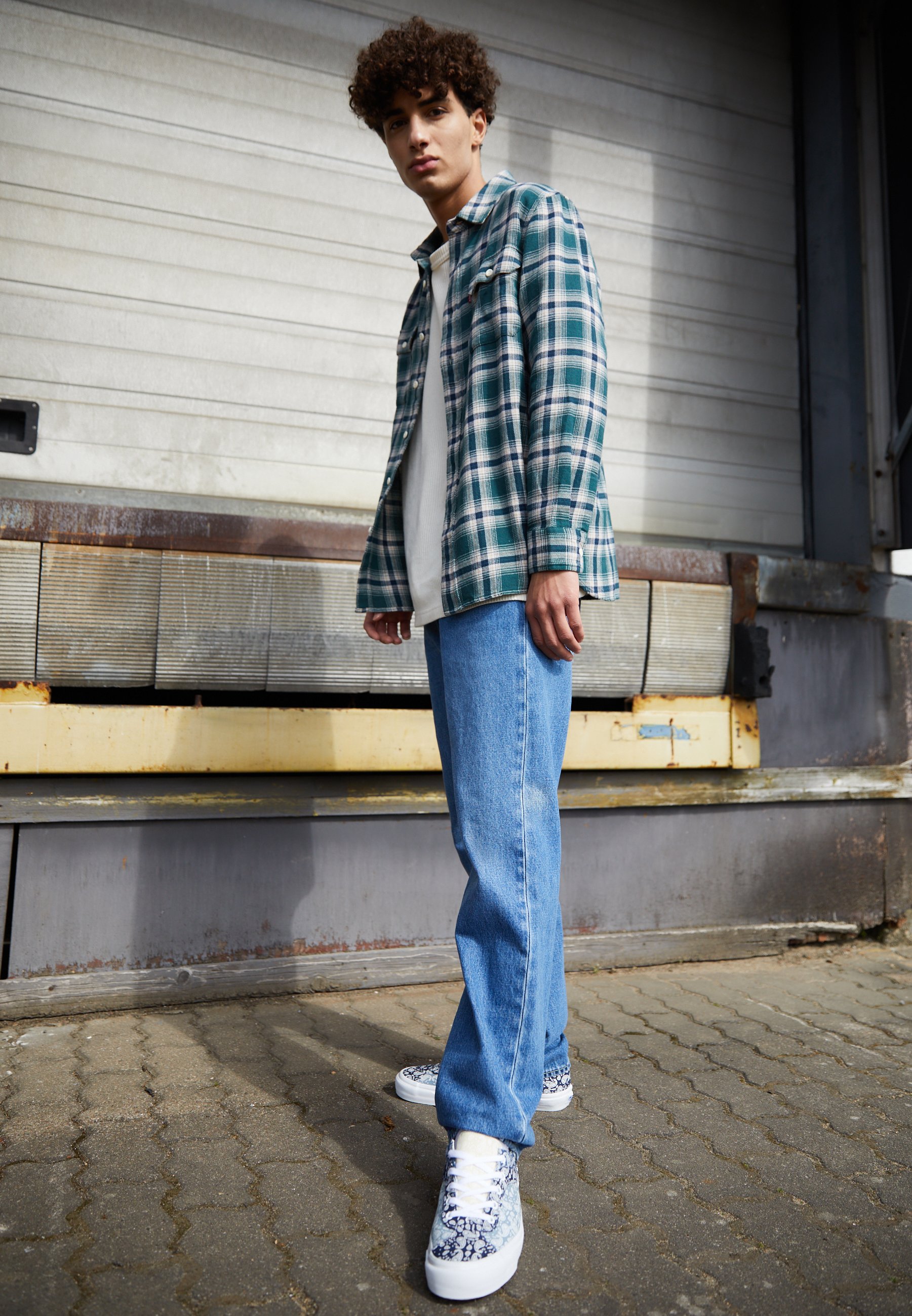 Levi's® 551Z™ AUTHENTIC STRAIGHT - Straight leg jeans - medium indigo stonewash/blue denim