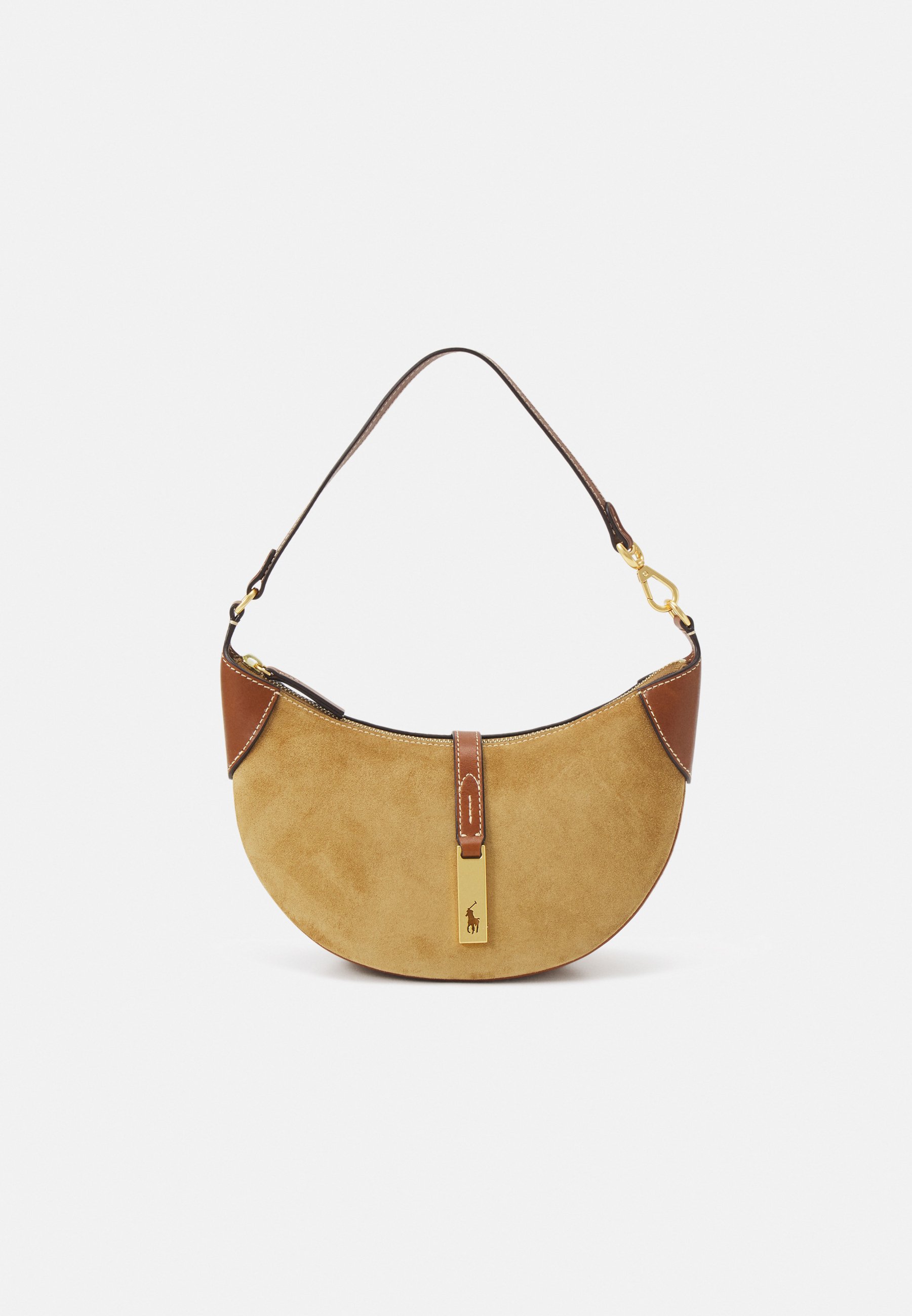 Polo Ralph Lauren SHOULDER BAG SMALL - Handbag - caramel/cuoio/camel