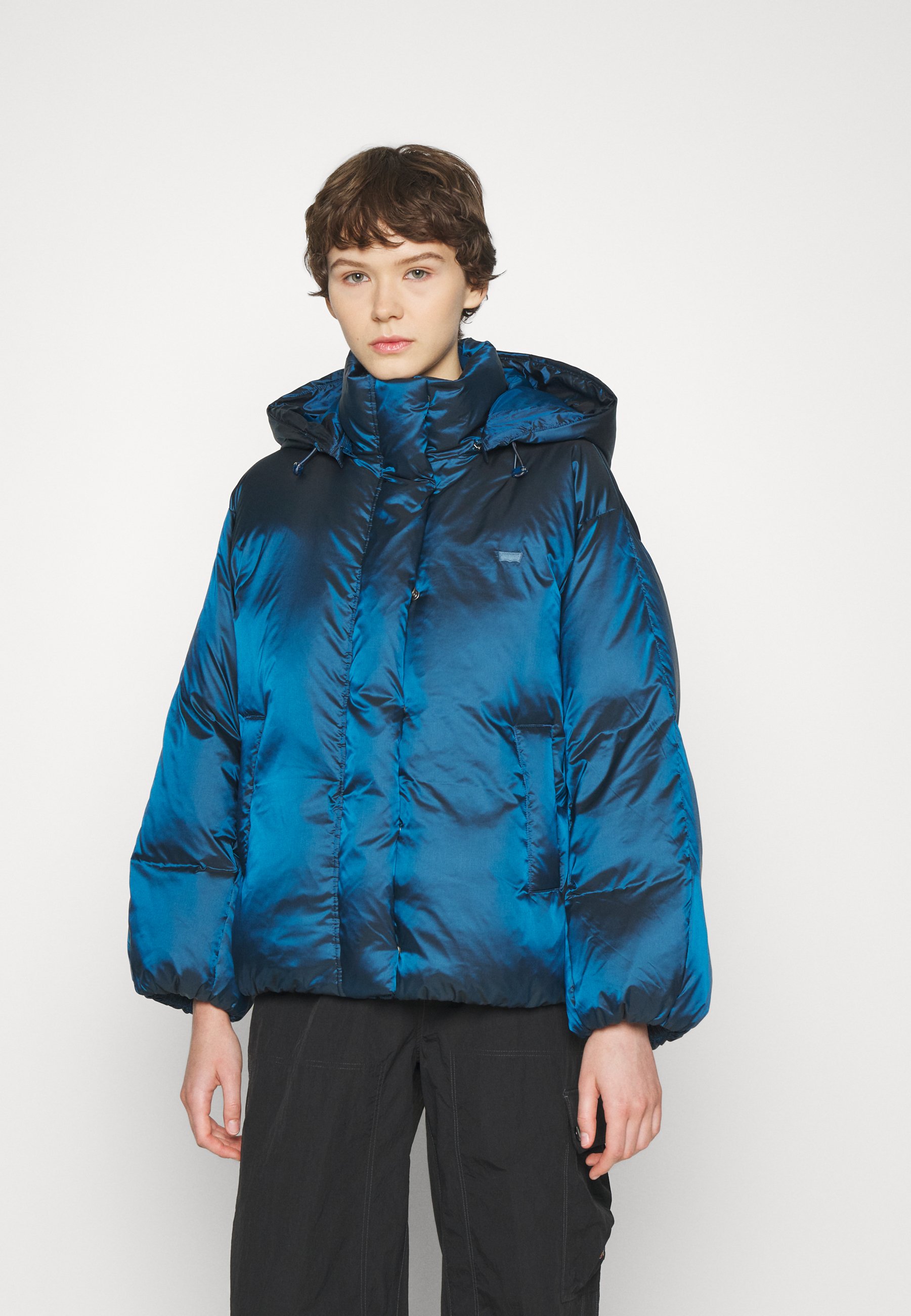 Levi's® PILLOW BUBBLE SHORTY - Down jacket - gibralter sea/dark blue