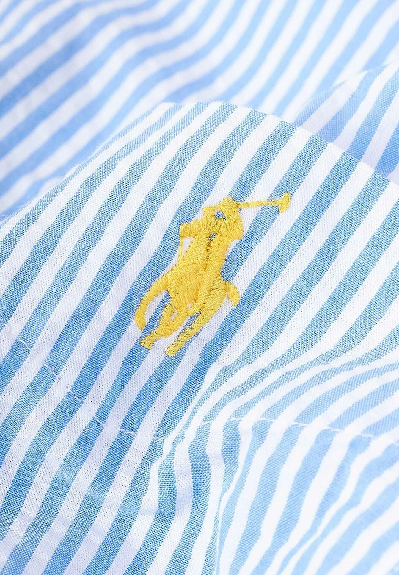 Polo Ralph Lauren SEERSUCKER STRIBET  - Shirt - blue/light blue