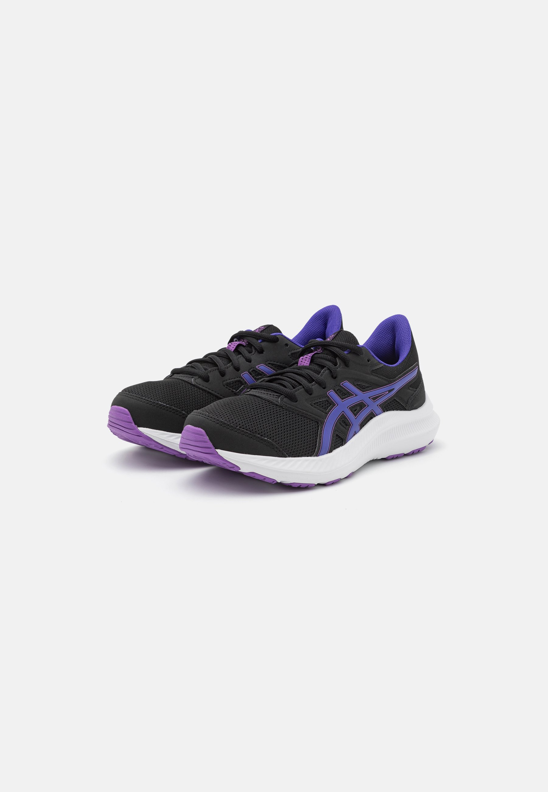 ASICS JOLT 4 - Neutral running shoes - black/palace purple/black