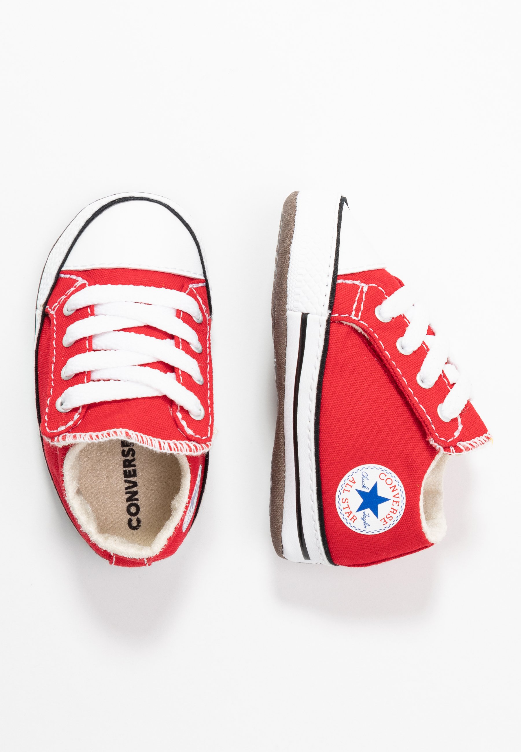 Converse CHUCK TAYLOR ALL STAR CRIBSTER MID - First shoes - university red/natural ivory/white/red