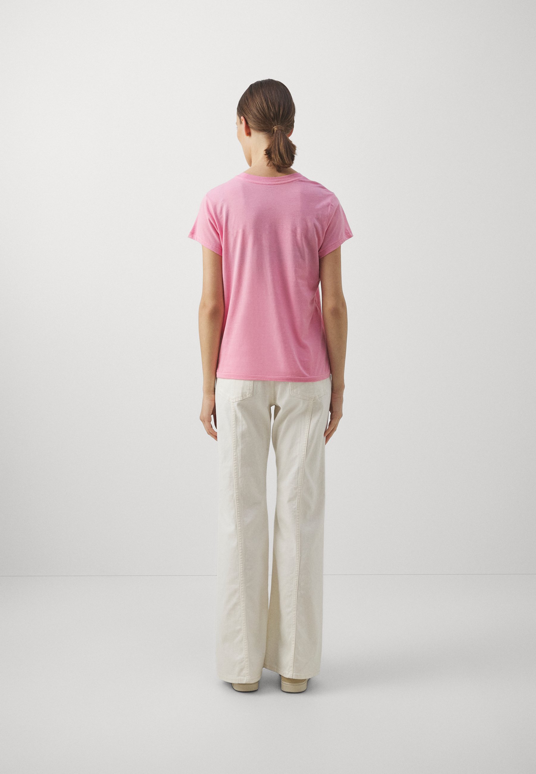 Polo Ralph Lauren LOGO CREWNECK - Print T-shirt - florida pink/pink