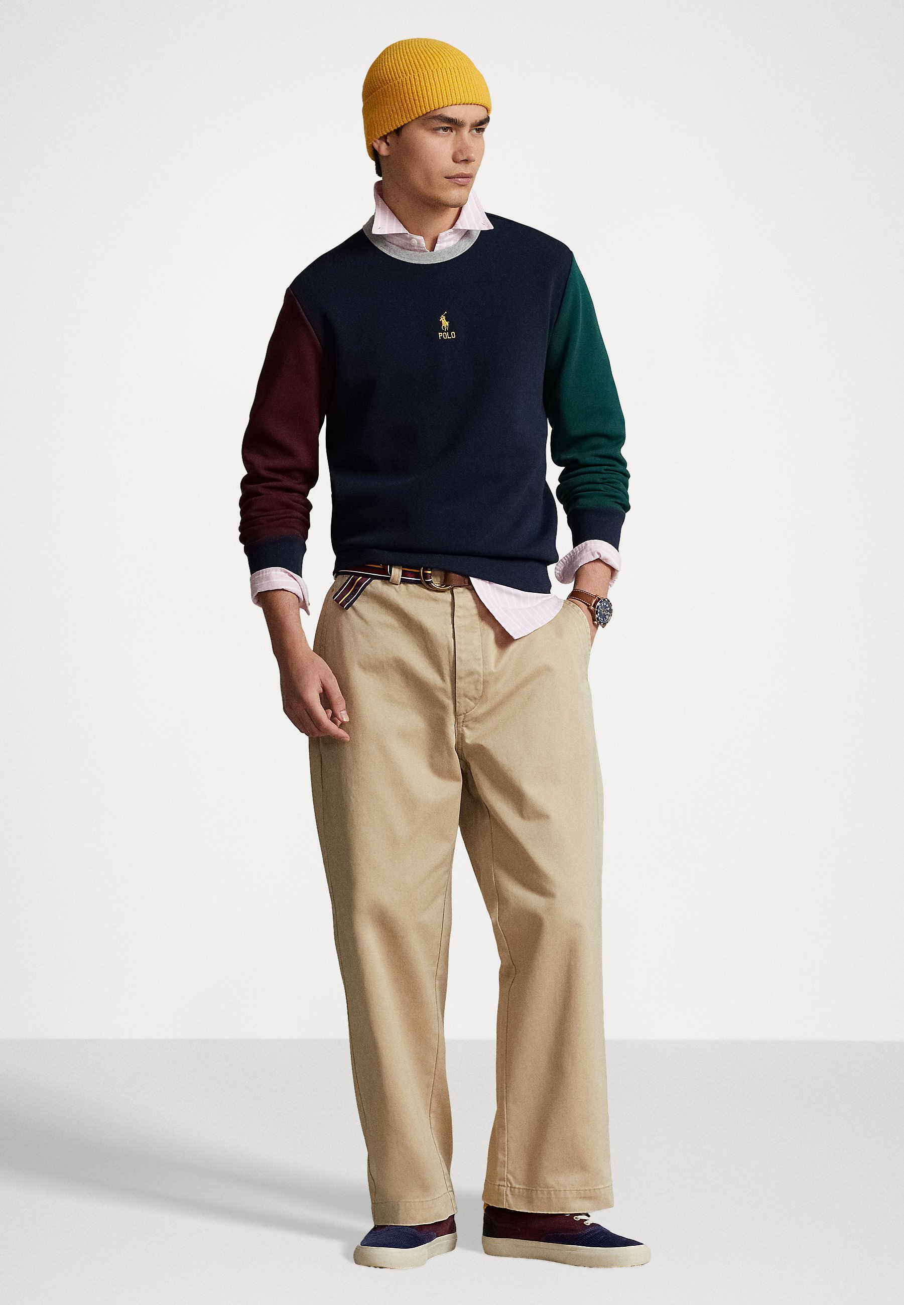 Polo Ralph Lauren FLAT FRONT - Trousers - burmese tan/beige