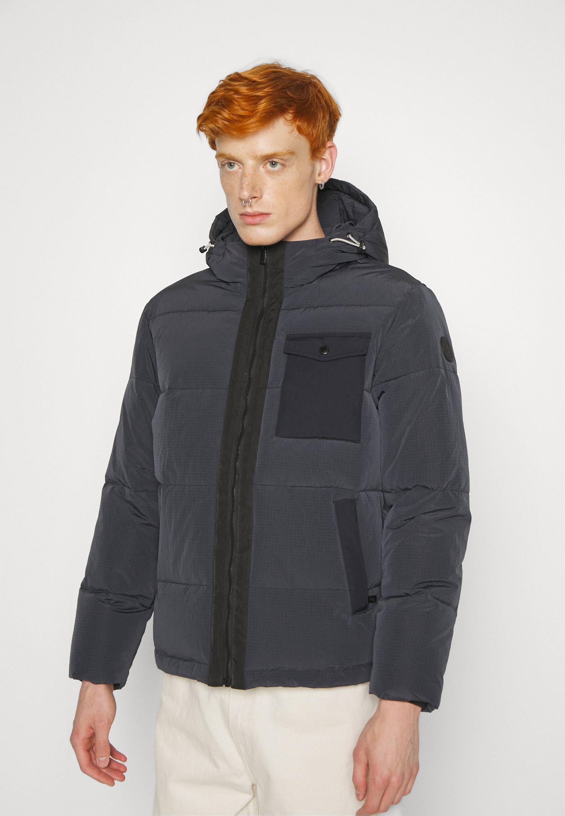 Scotch & Soda HOODED JACKET - Winter jacket - black