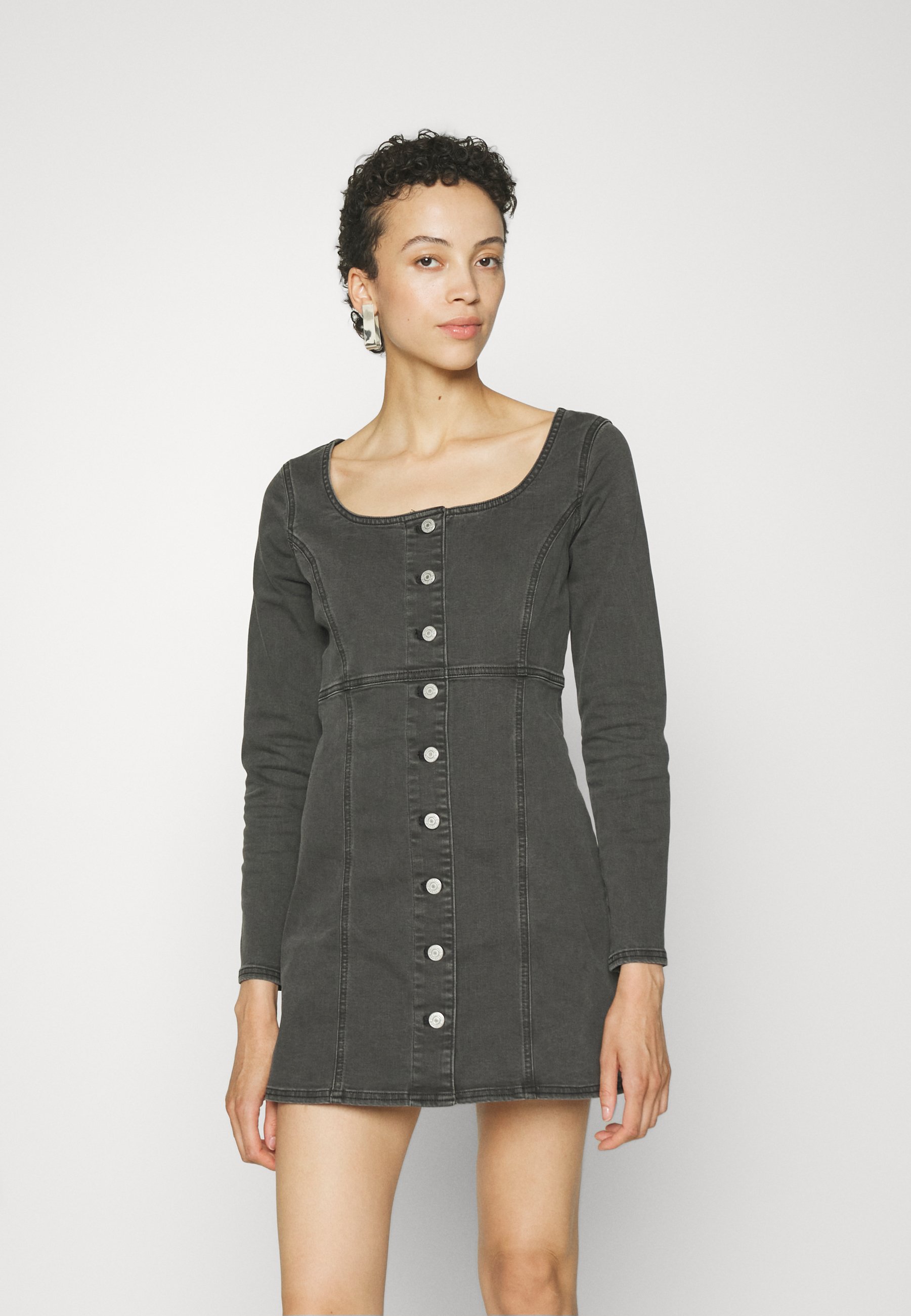 Levi's® VEDA DRESS - Denim dress - cool smoke/anthracite