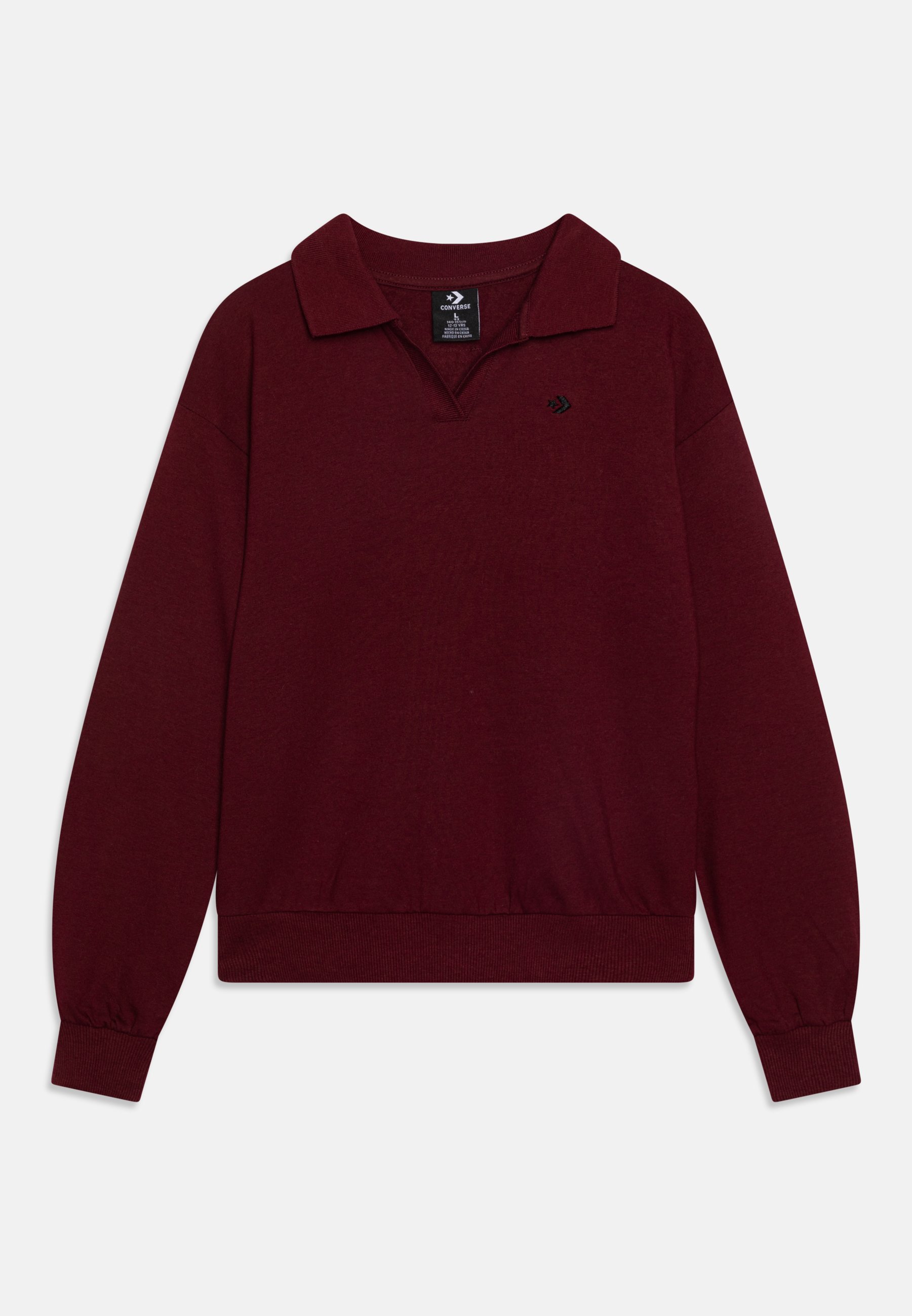 Converse WEIGHT CREWNECK - Sweatshirt - deep bordeaux/bordeaux
