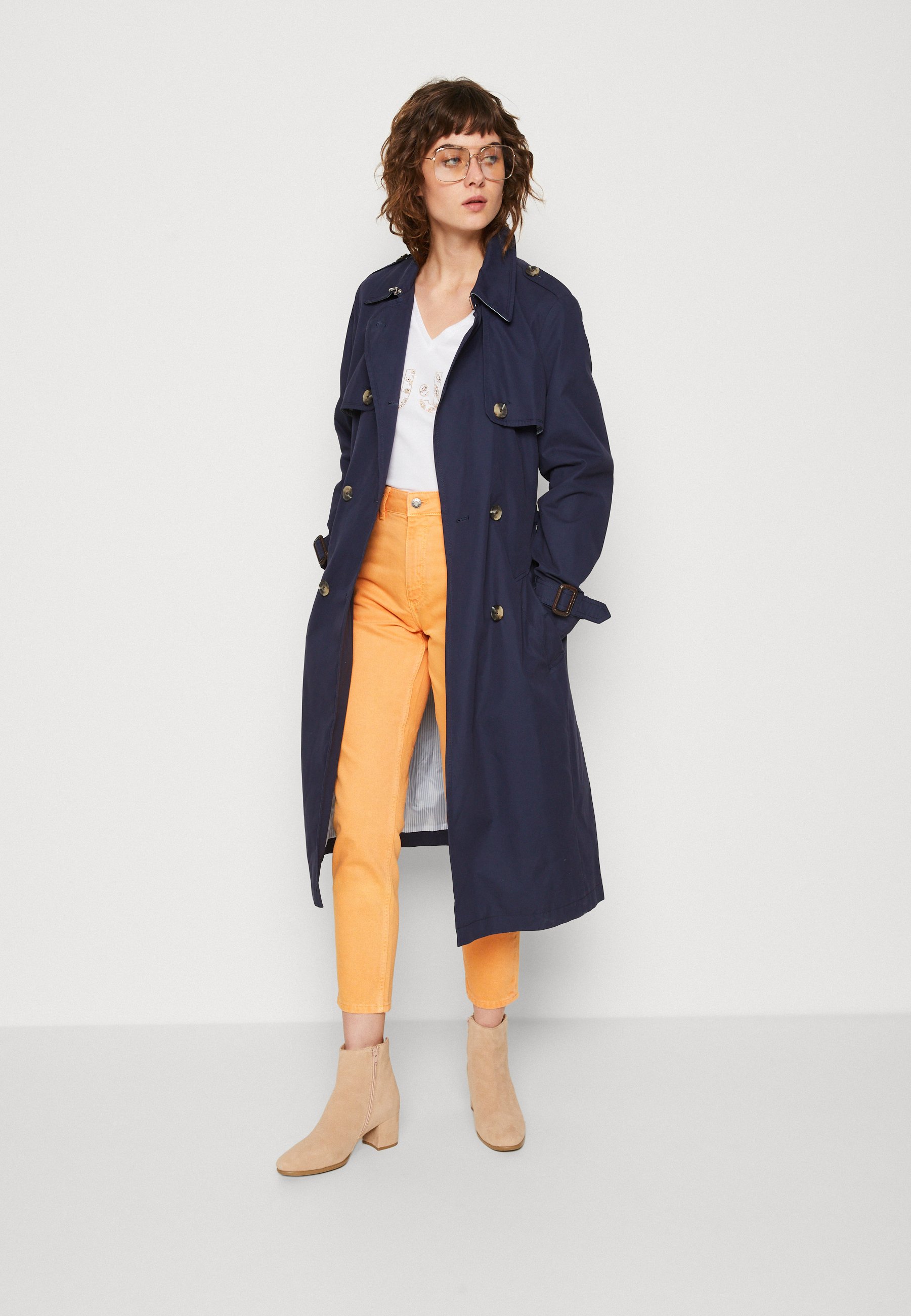 Esprit CLASSIC - Trenchcoat - navy/dark blue