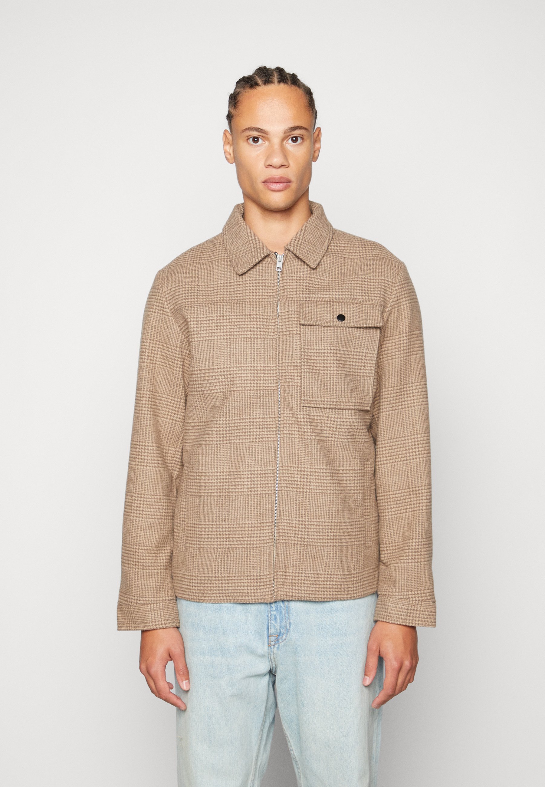 Jack &Jones JJJOHNSON JACKET - Summer jacket - crockery/beige