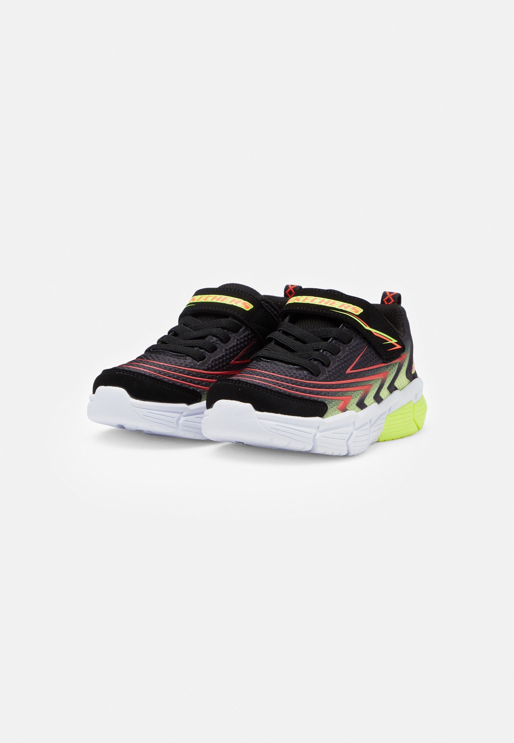 Skechers VECTOR-MATRIX UNISEX - Trainers - black/yellow/coral/black