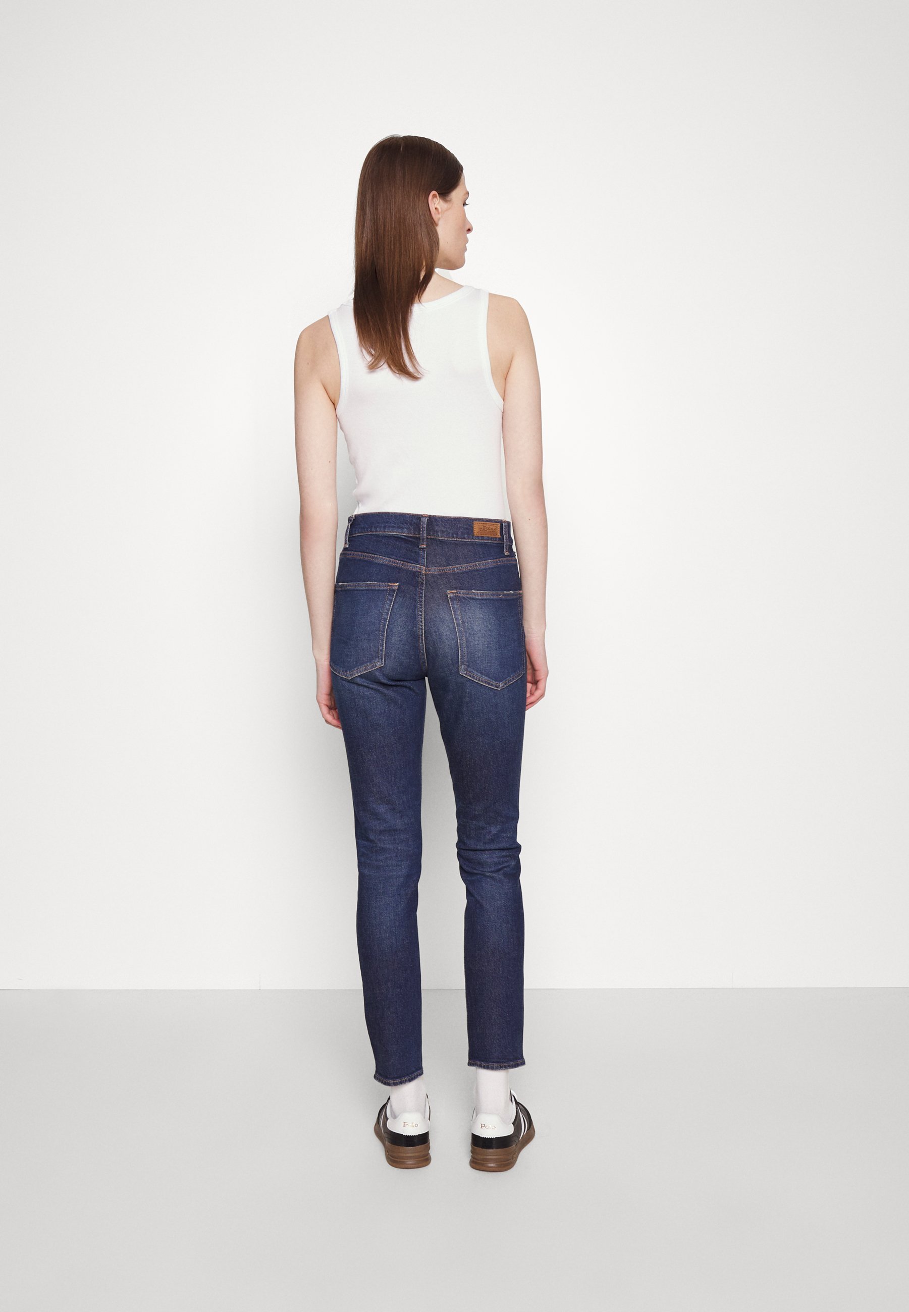 Polo Ralph Lauren HIGH ANKLE-SKINNY - Jeans Skinny Fit - celebes wash/blue