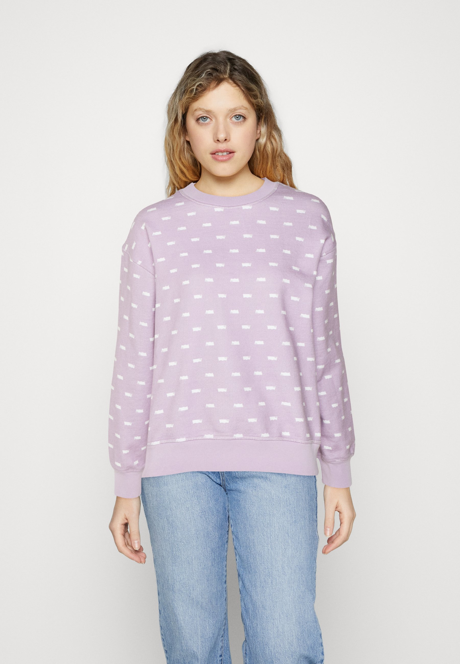 Levi's® GRAPHIC STANDARD CREW - Sweatshirt - pastel/lilac