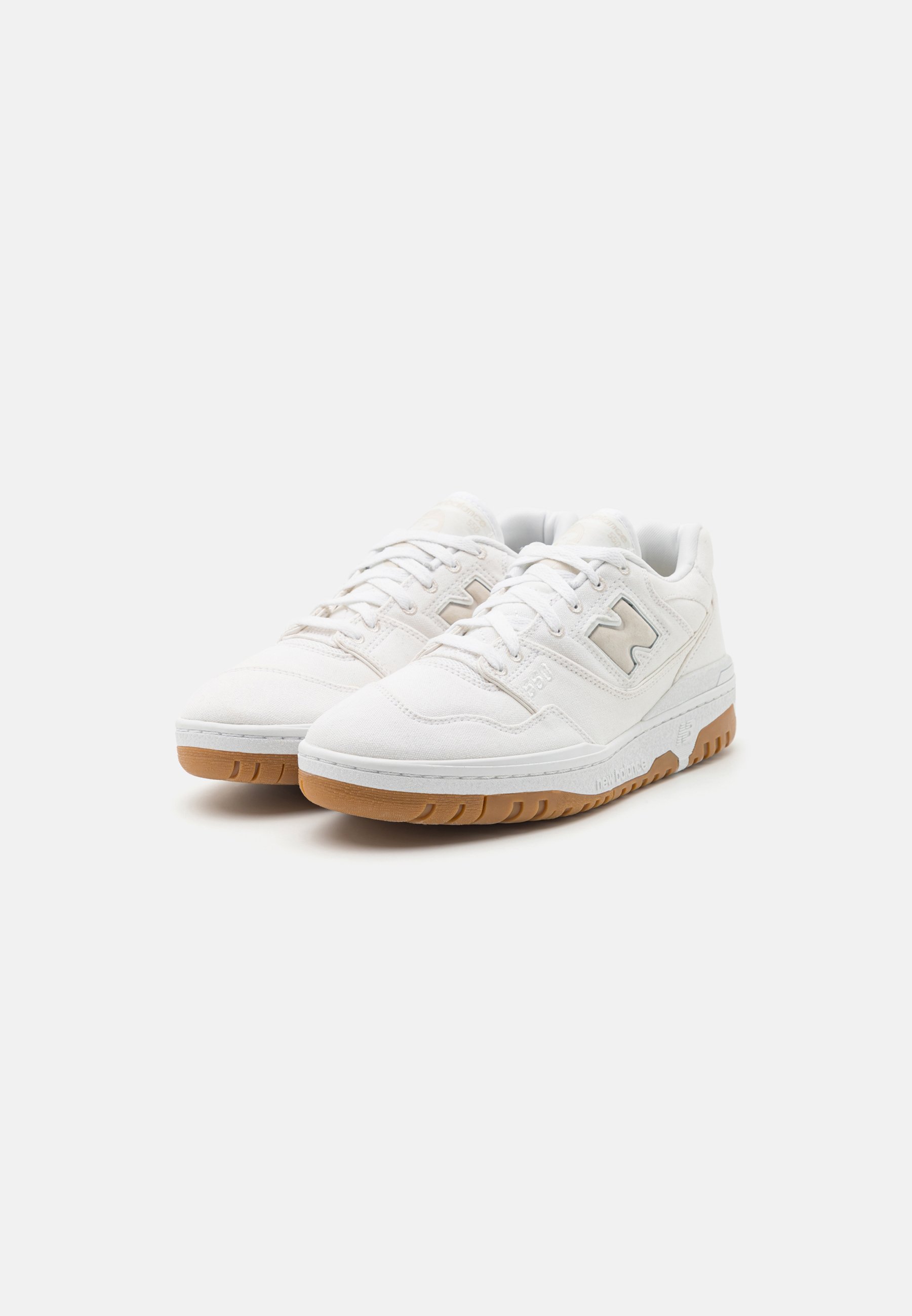 NB BB550 UNISEX - Trainers - white/light brown/white