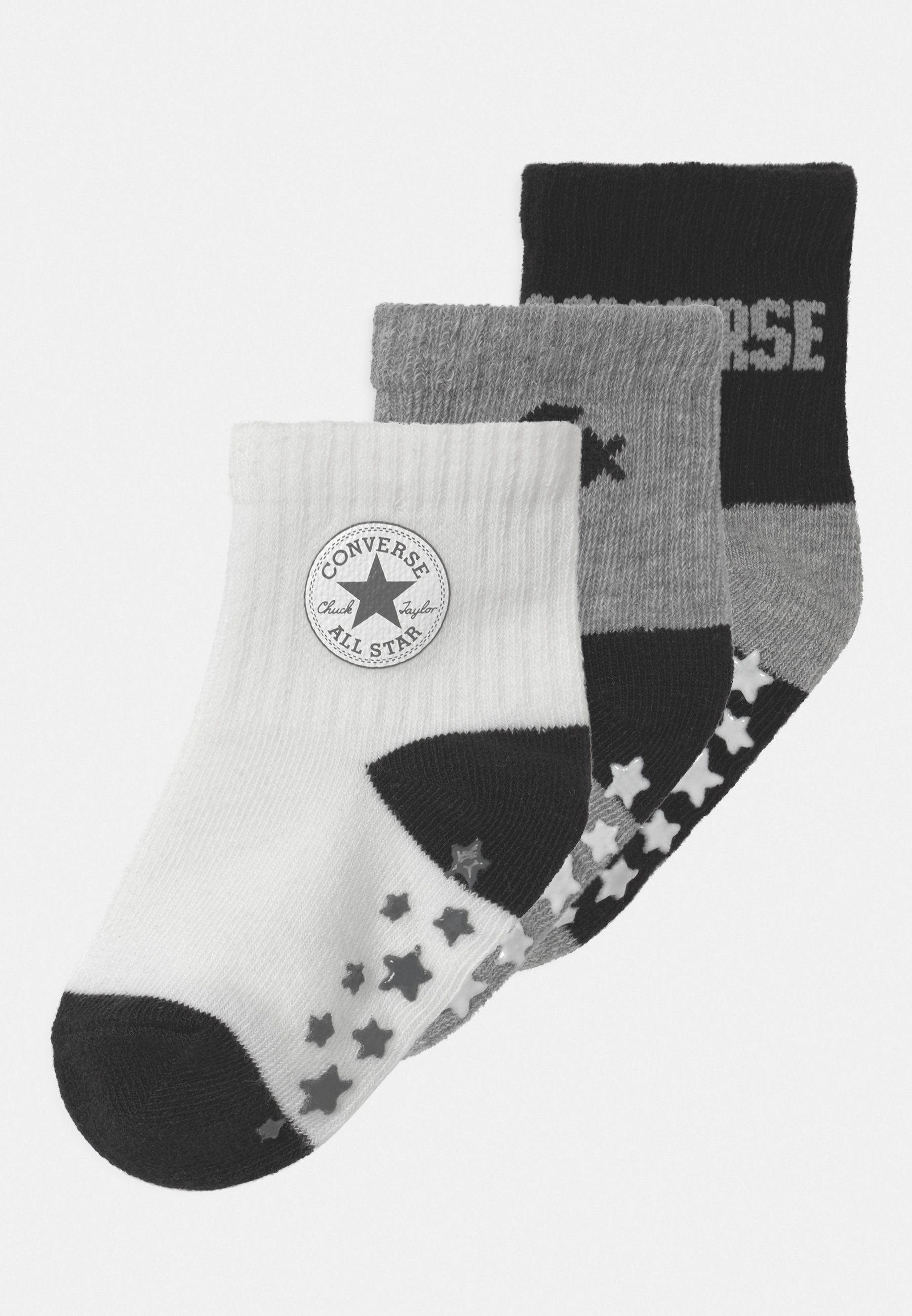 Converse CONVERSE LOGO INFANT TODDLER QUARTER 3 PACK UNISEX - Socks - black