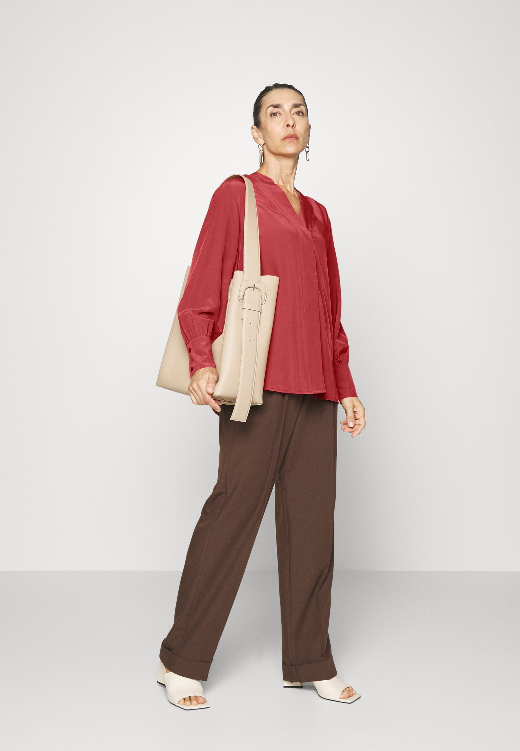 Esprit BLOUSE - Blouse - terracotta/red