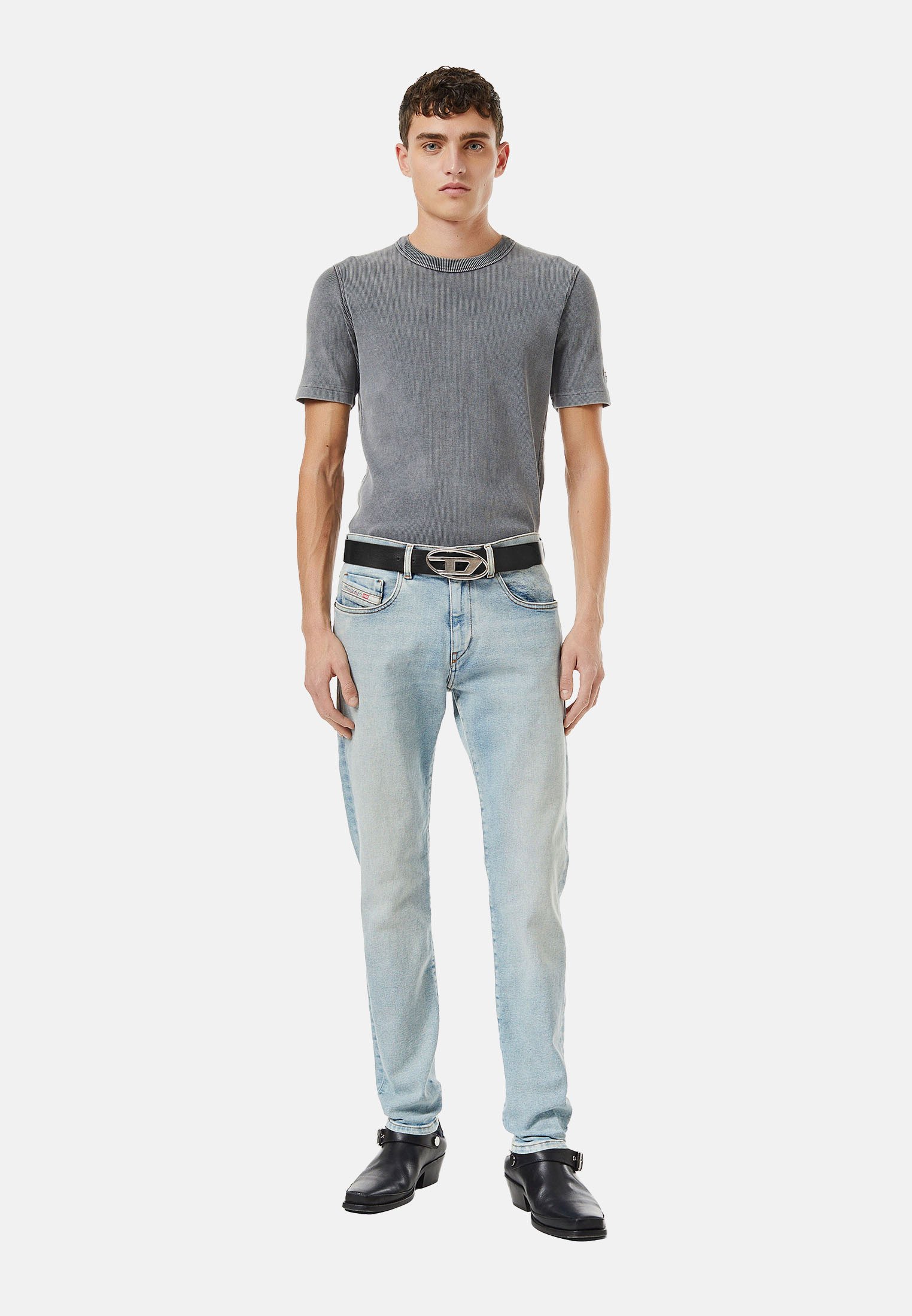 Diesel Slim fit jeans - light blue/light-blue denim