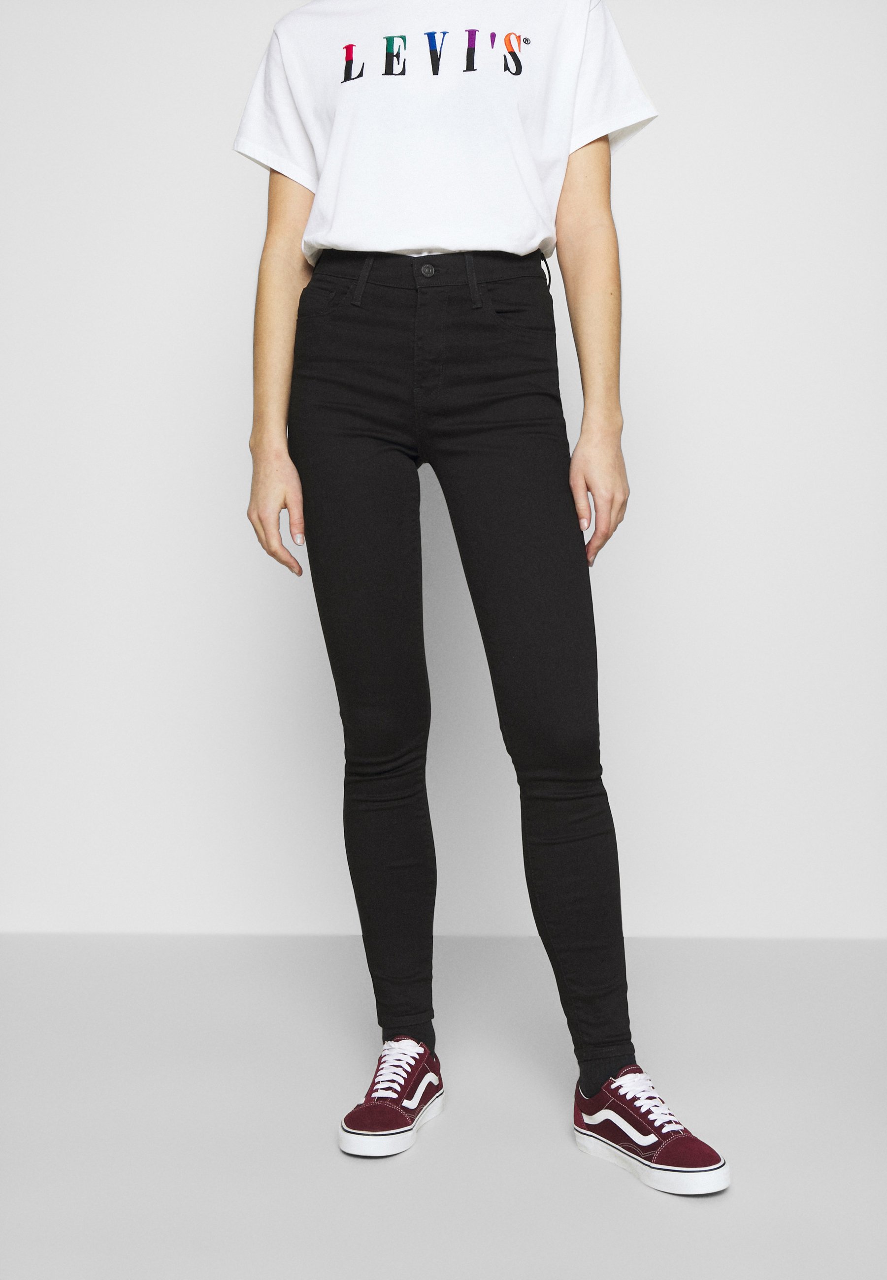 Levi's® 720™ HIGH RISE SUPER SKINNY - Jeans Skinny Fit - black galaxy/black denim