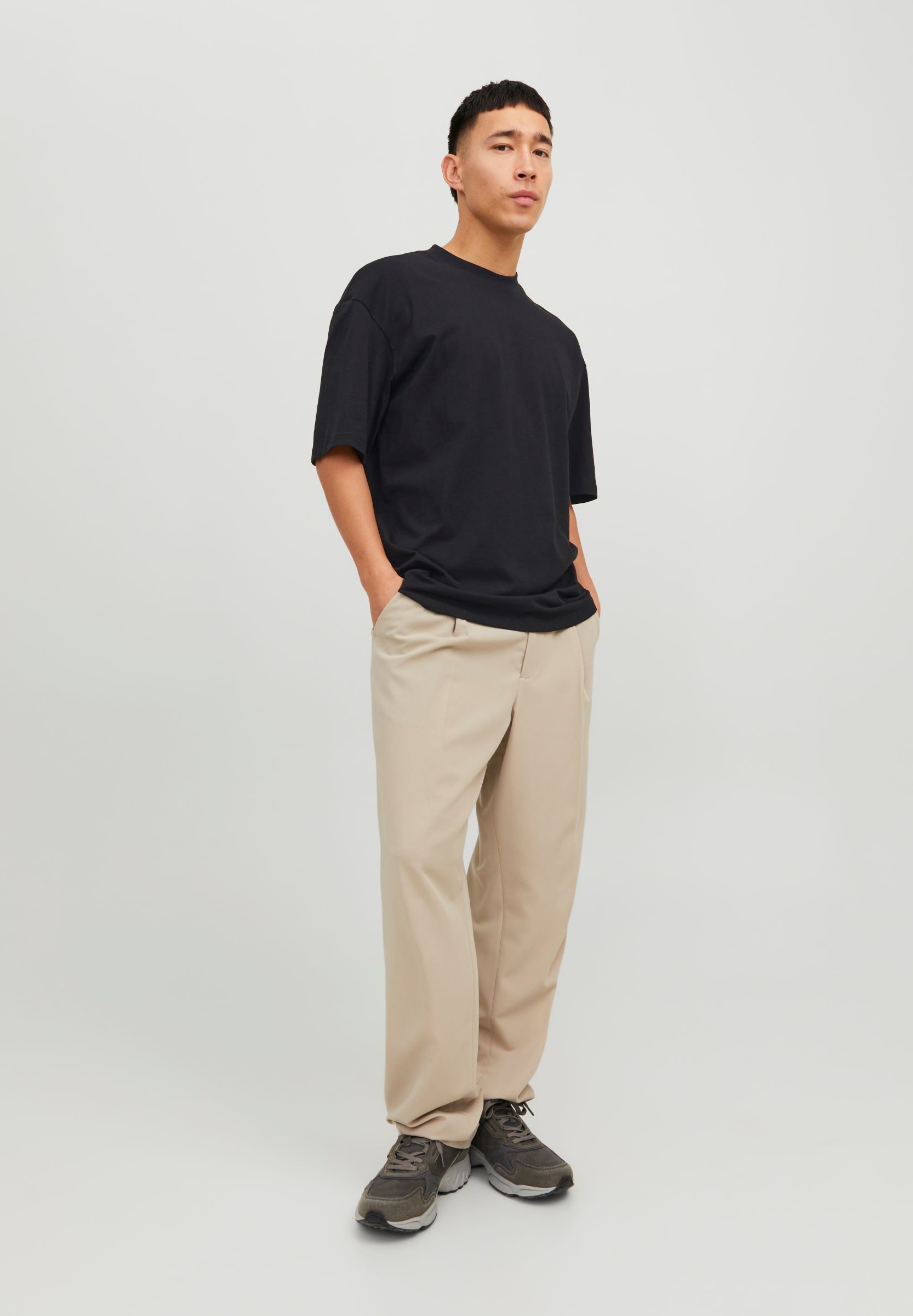 Jack &Jones JJETIMO TEE - Basic T-shirt - black