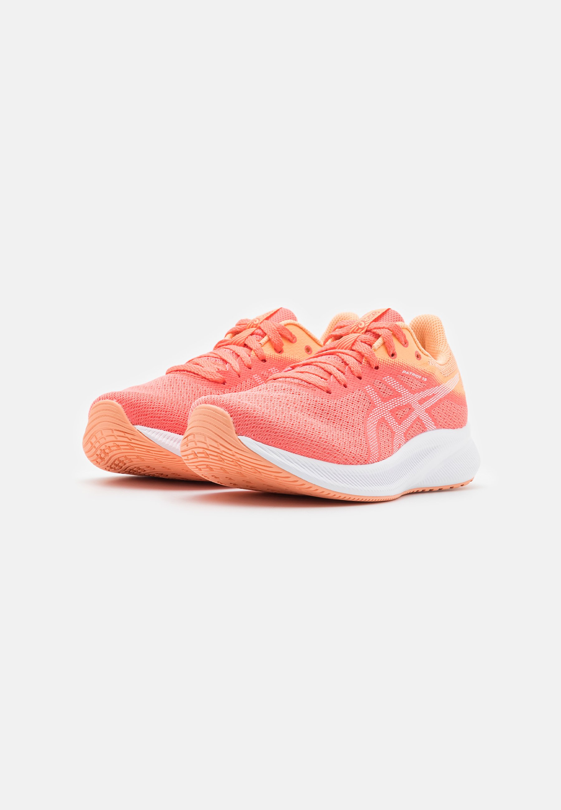 ASICS PATRIOT 13 - Neutral running shoes - papaya/white/coral