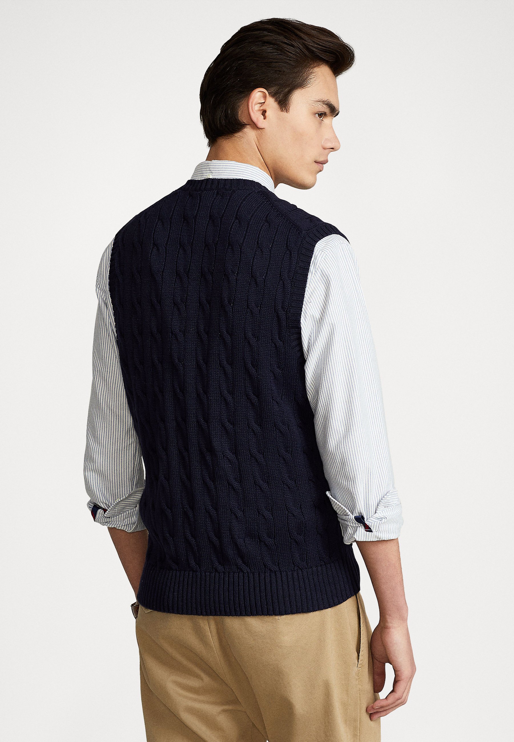 Polo Ralph Lauren CABLEVEST SLEEVELESS - Jumper - hunter navy/dark blue