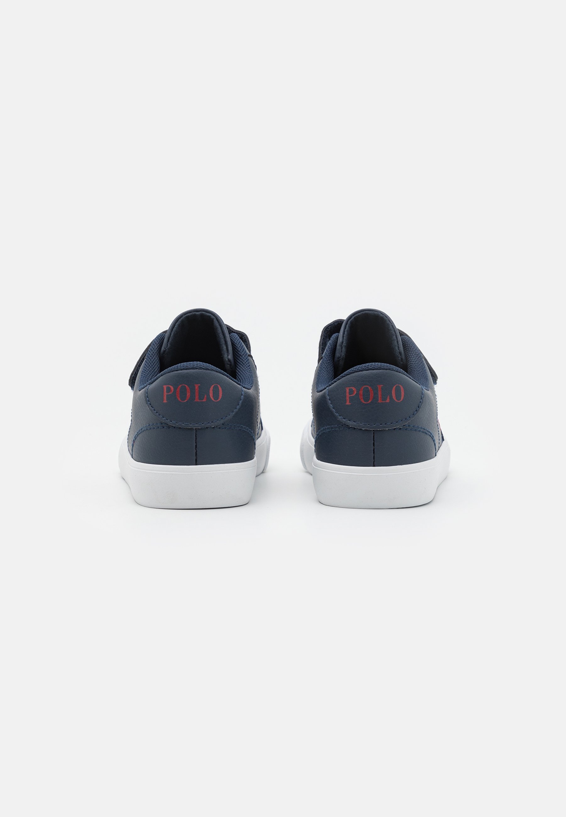 Polo Ralph Lauren THERON PS UNISEX - Trainers - navy tumbled/burgundy/dark blue