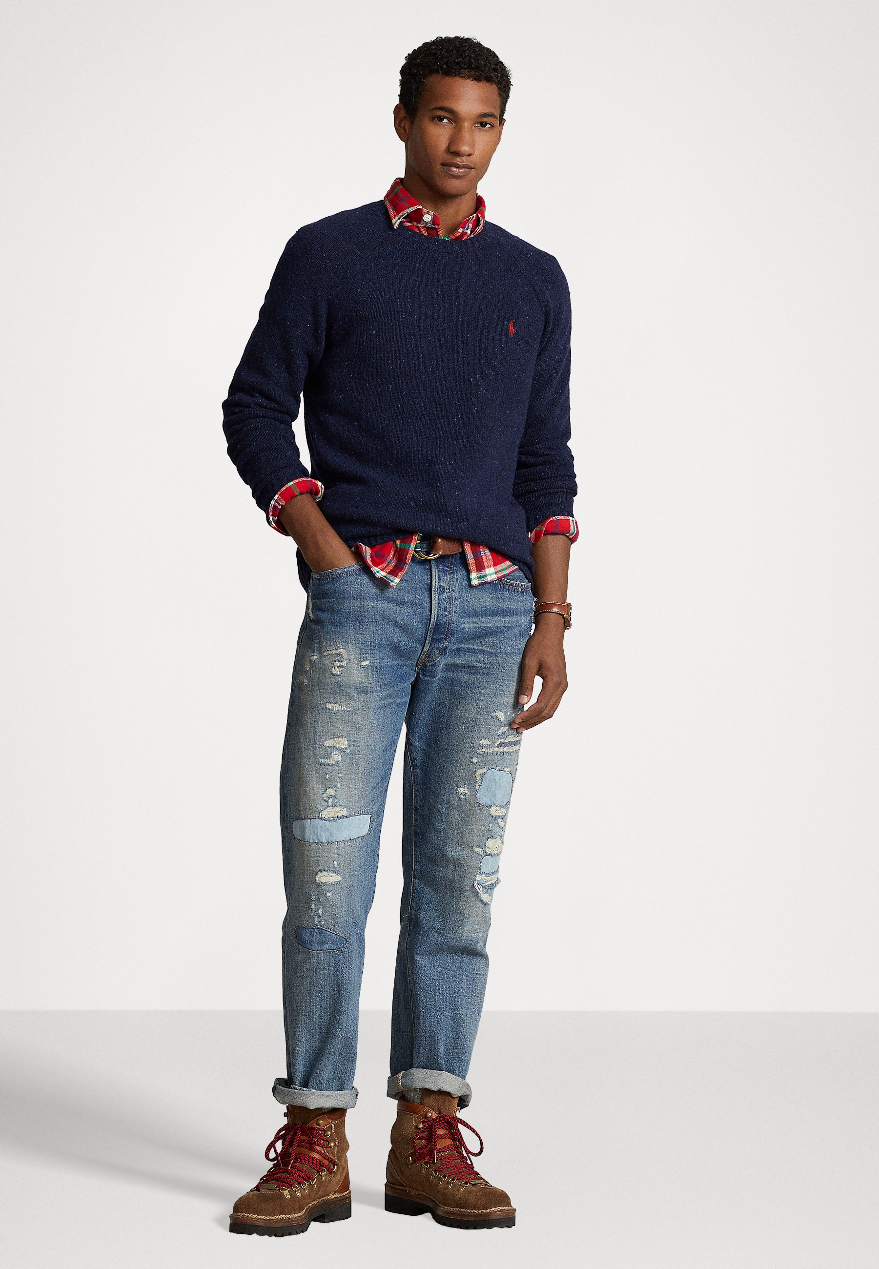 Polo Ralph Lauren LONG SLEEVE - Jumper - blue