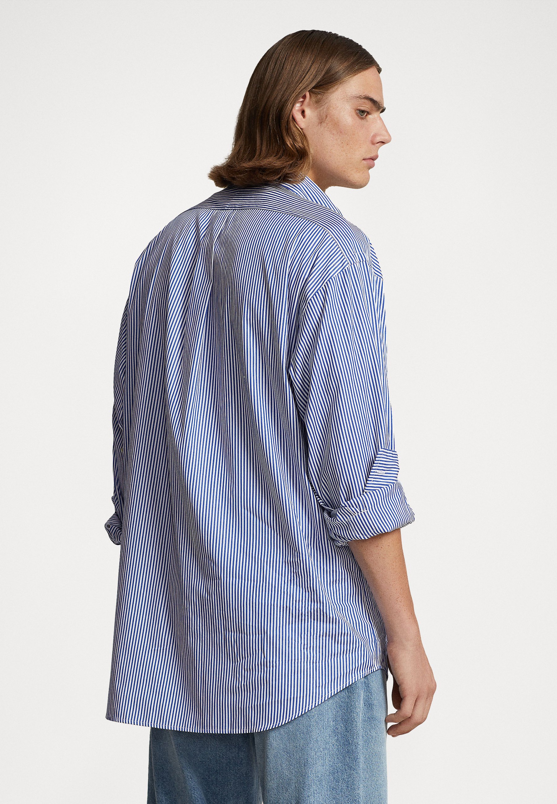 Polo Ralph Lauren LONG SLEEVE SPORT - Shirt - blue/white/blue