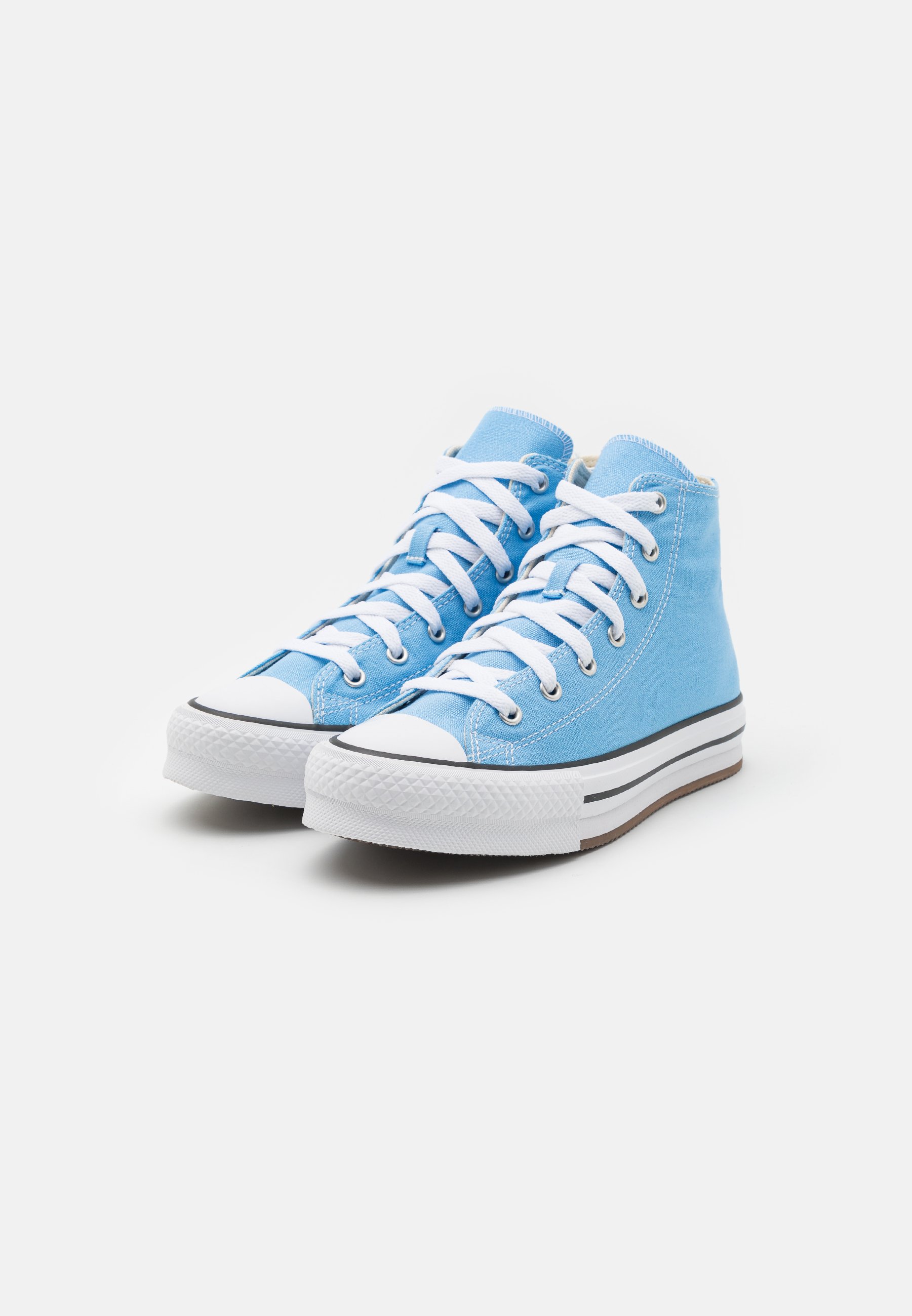 Converse CHUCK TAYLOR ALL STAR EVA LIFT PLATFORM SEASONAL UNISEX - High-top trainers - light blue/white/black/light blue